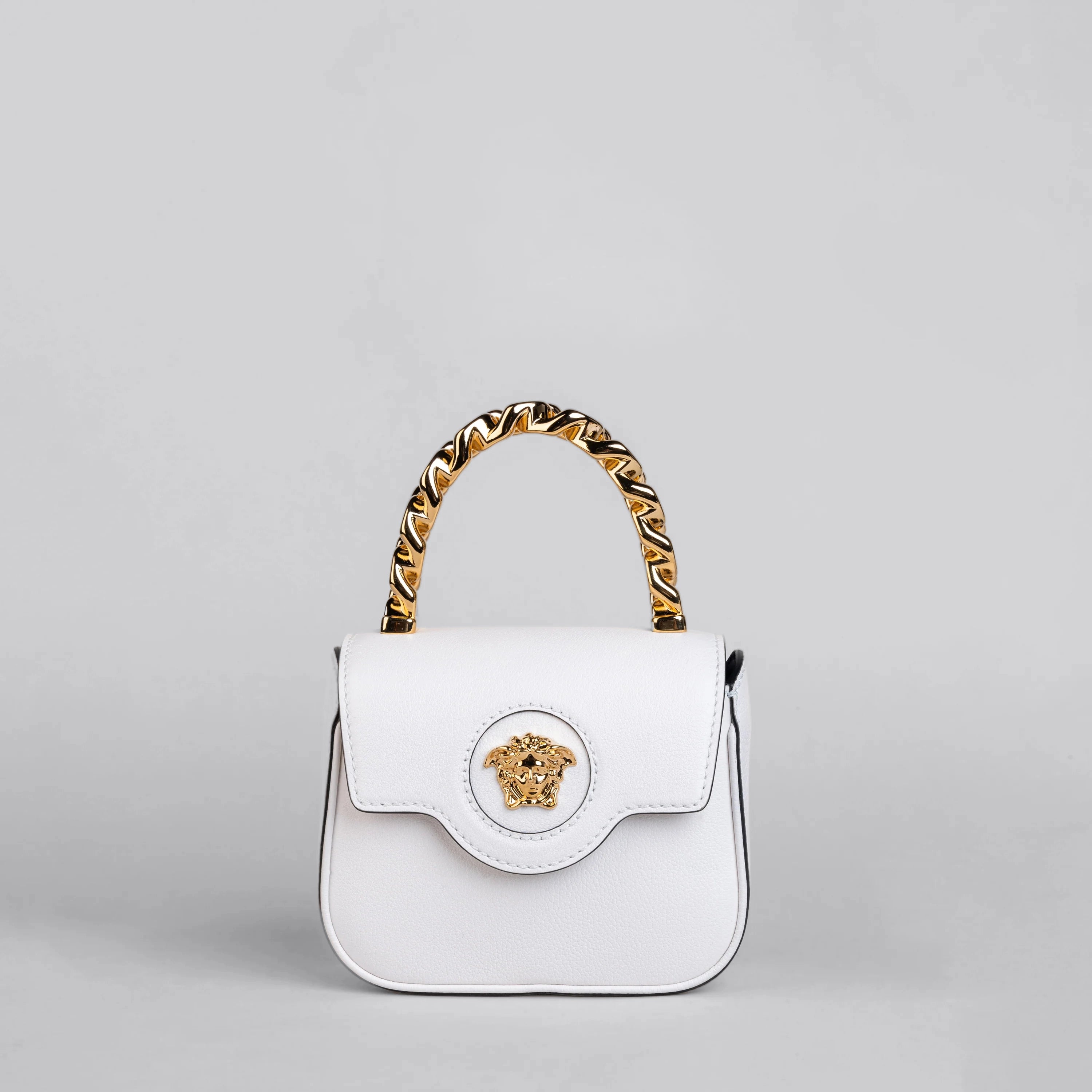 Cartera Mini Blanca Versace Medusa