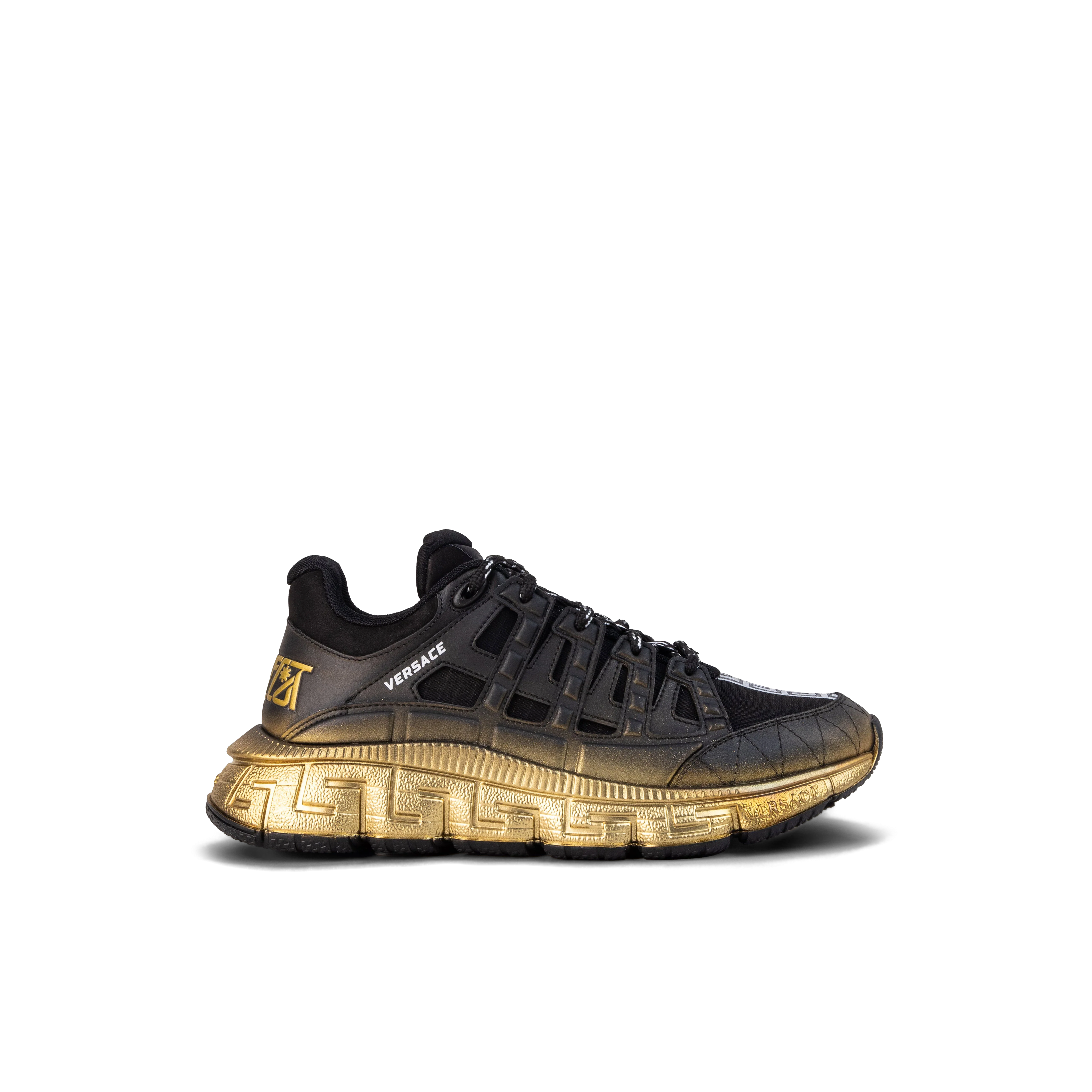 Sneakers Negros Versace Gold Trigreca
