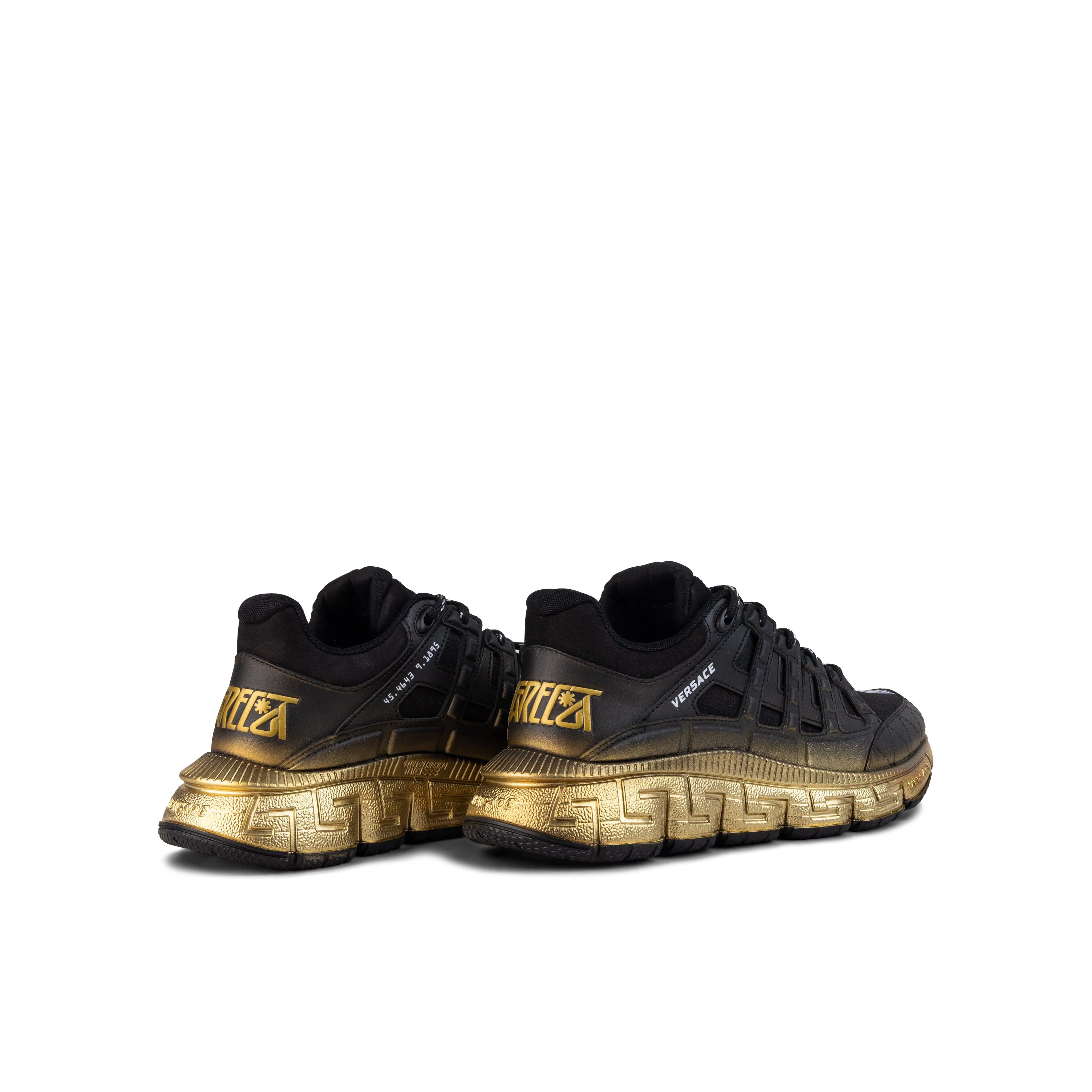 Sneakers Negros Versace Gold Trigreca