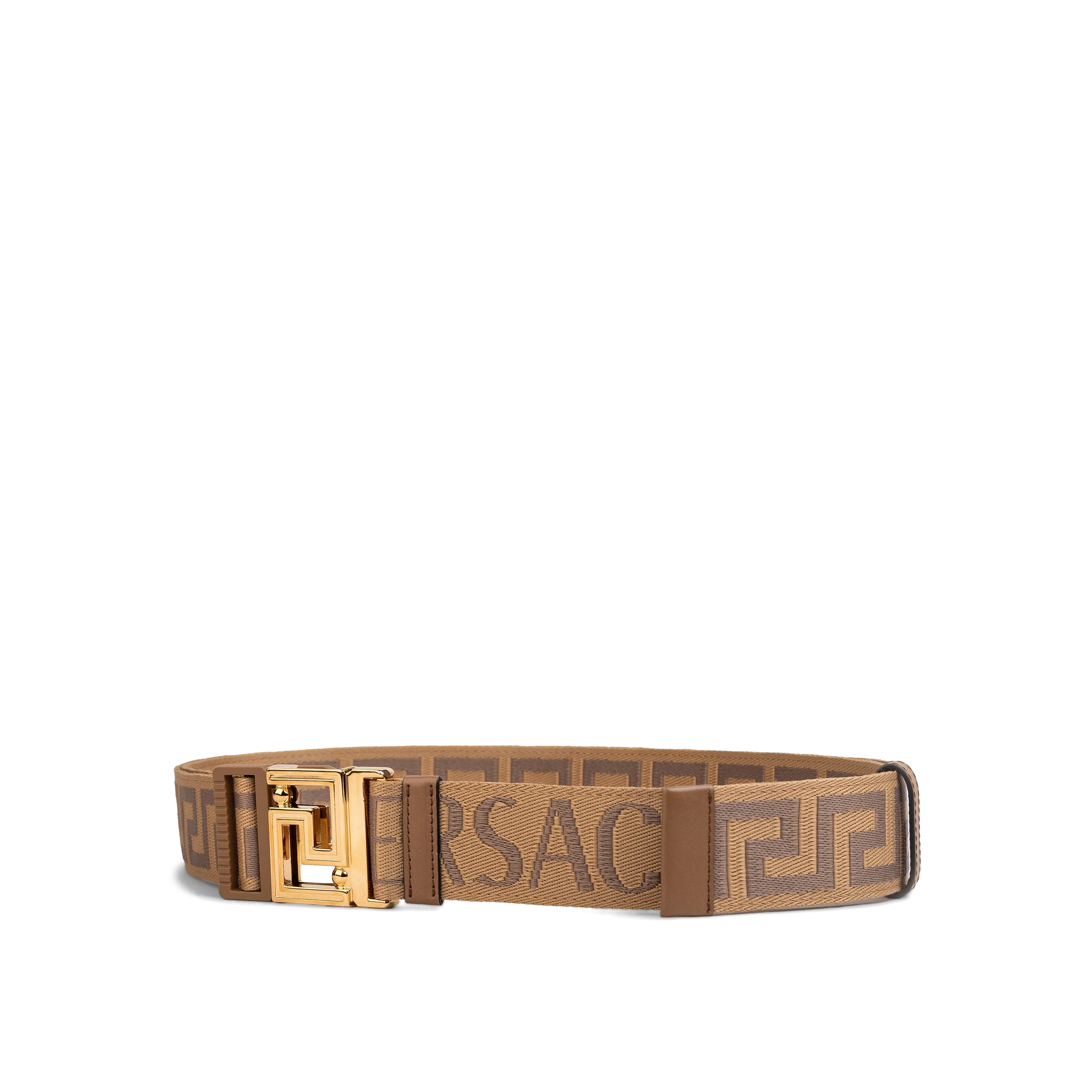Cinturón Beige Versace Greca Monogram