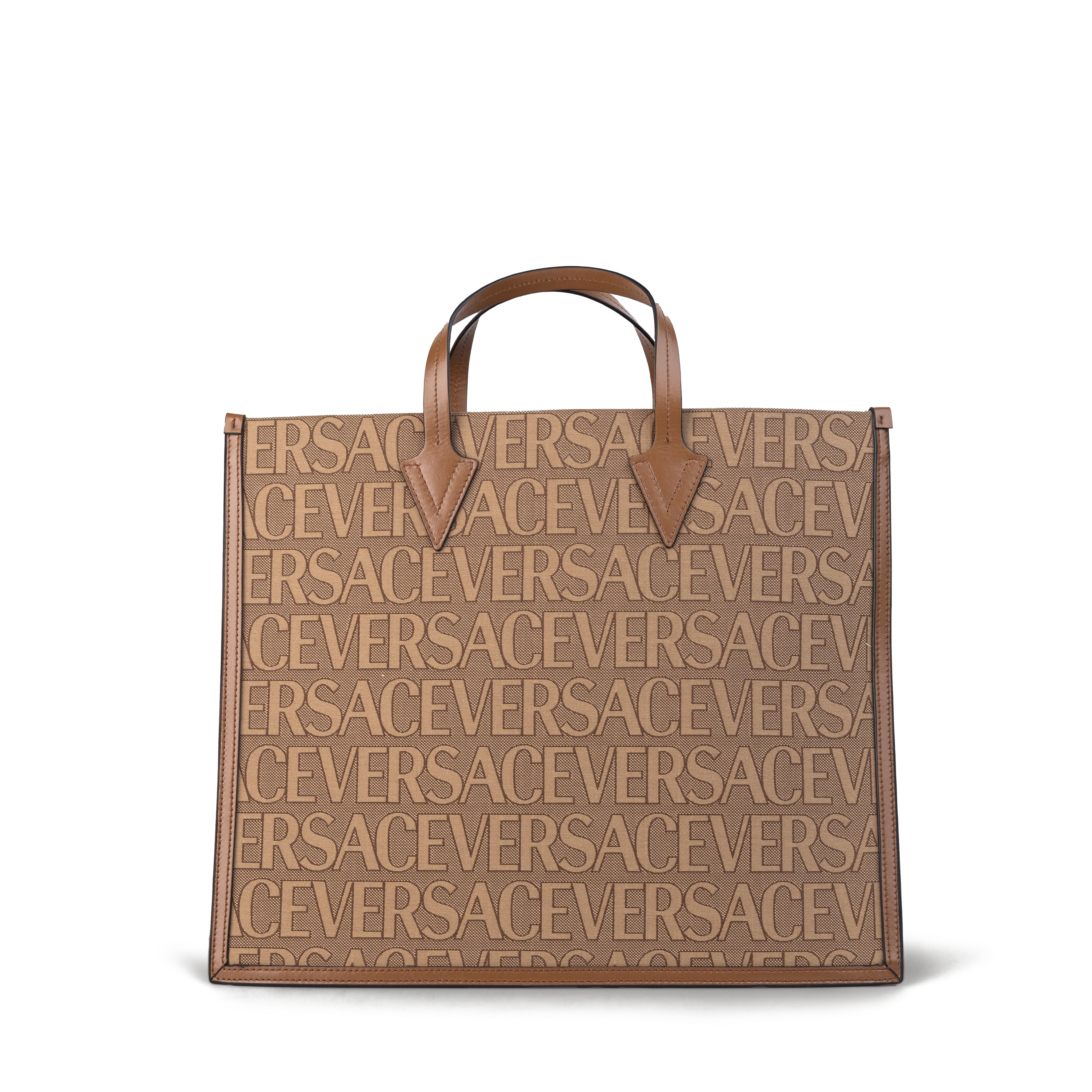 Bolso Beige Versace Allover Monogram