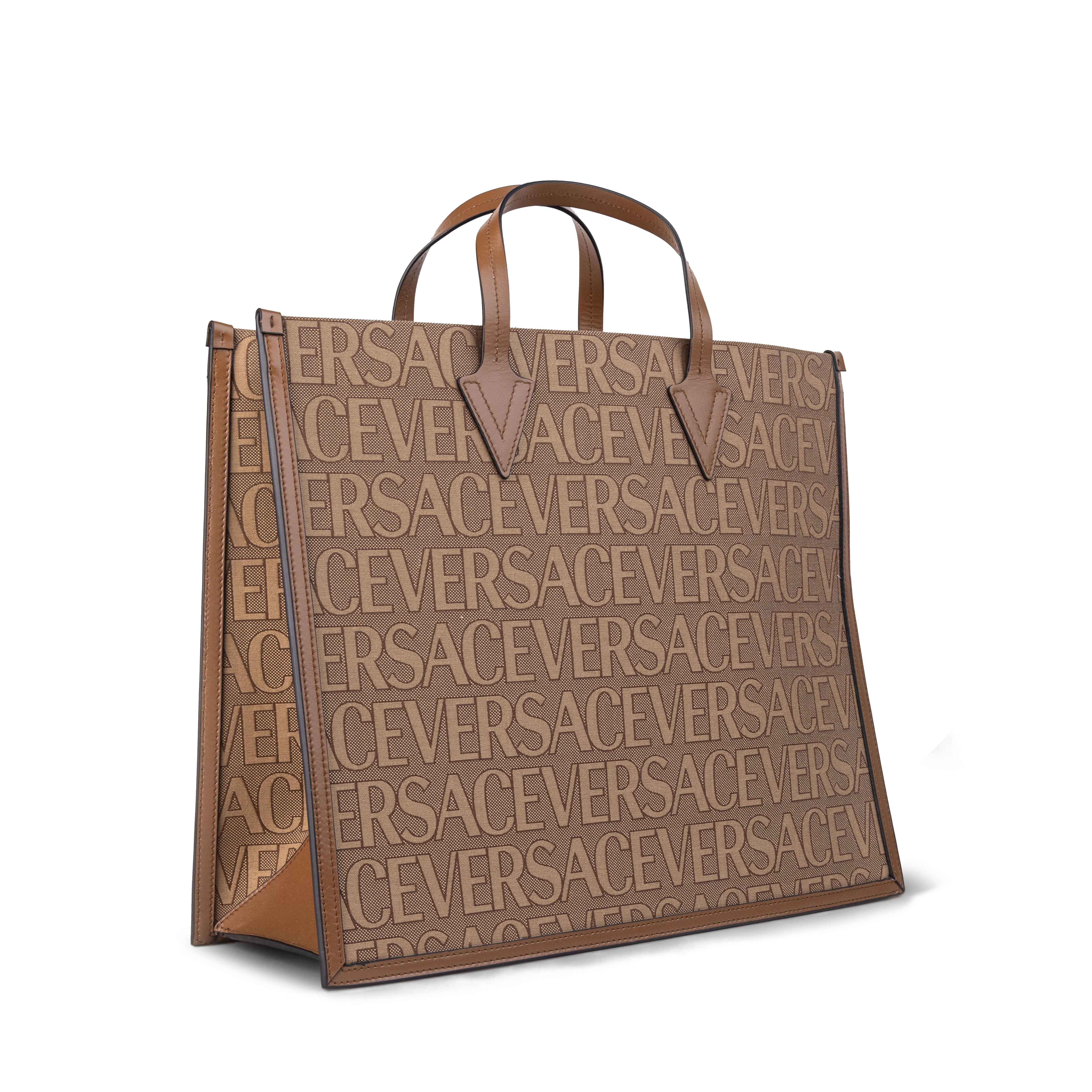 Bolso Beige Versace Allover Monogram