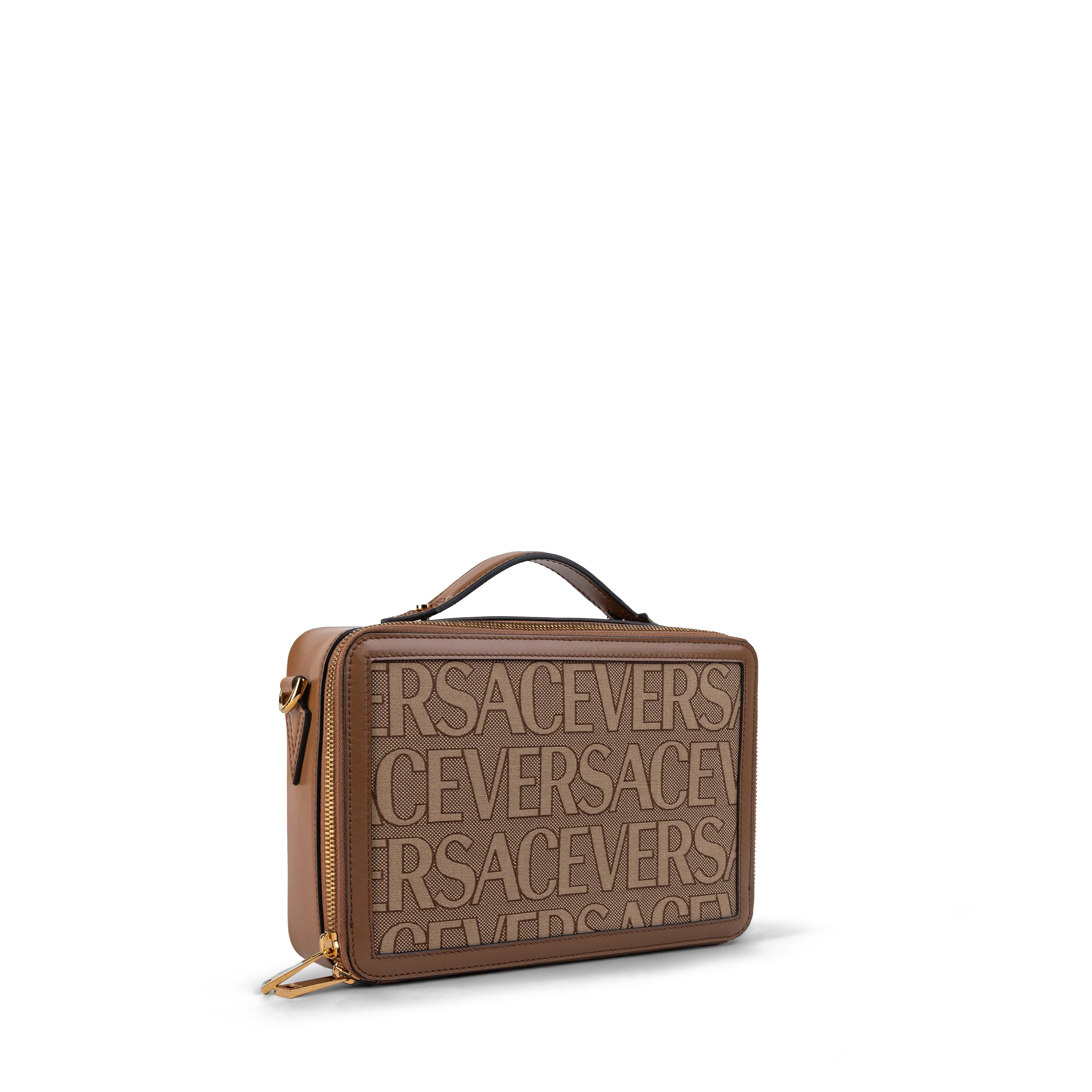 Bolso Beige Versace Allover Monogram