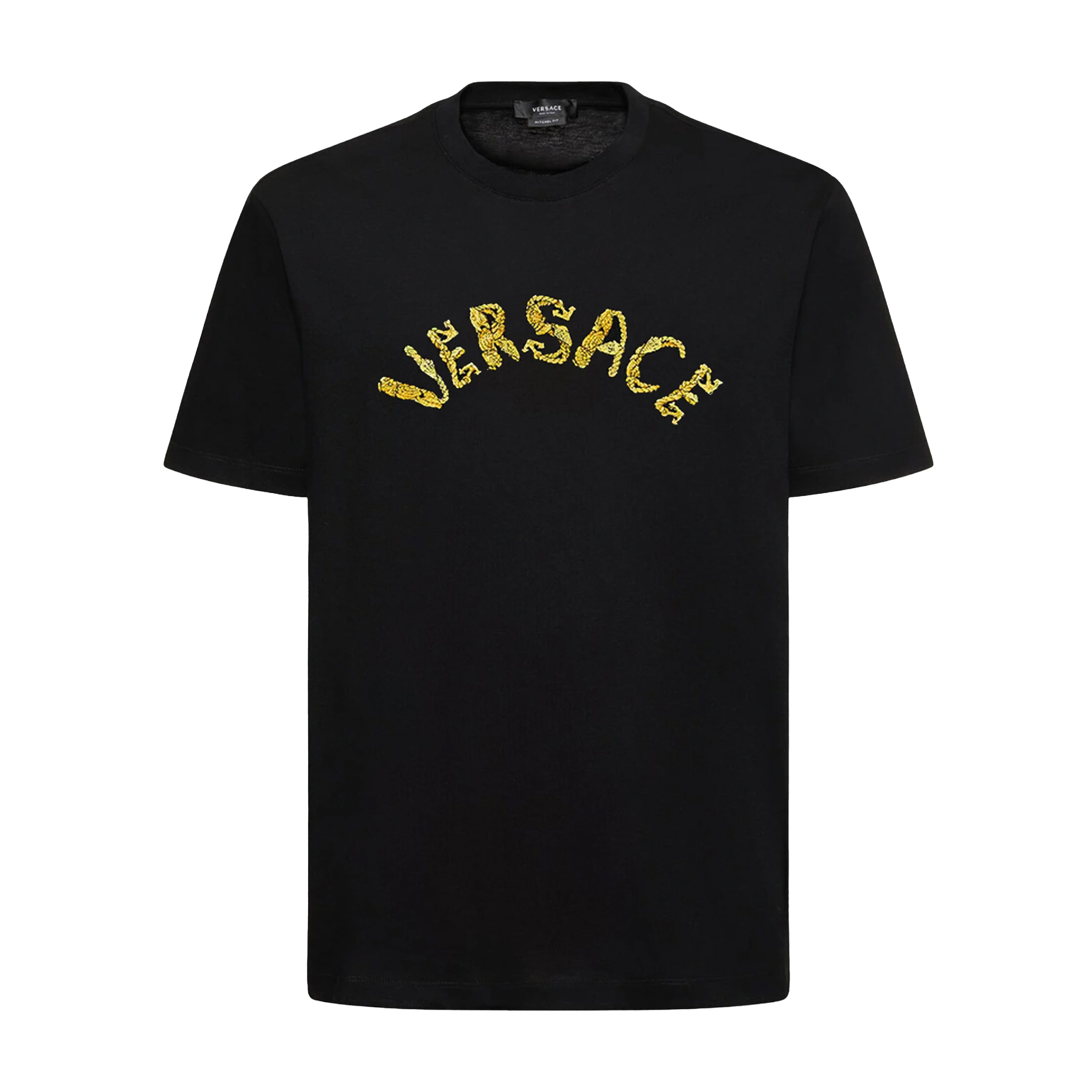 Camiseta Negra Versace Seashell