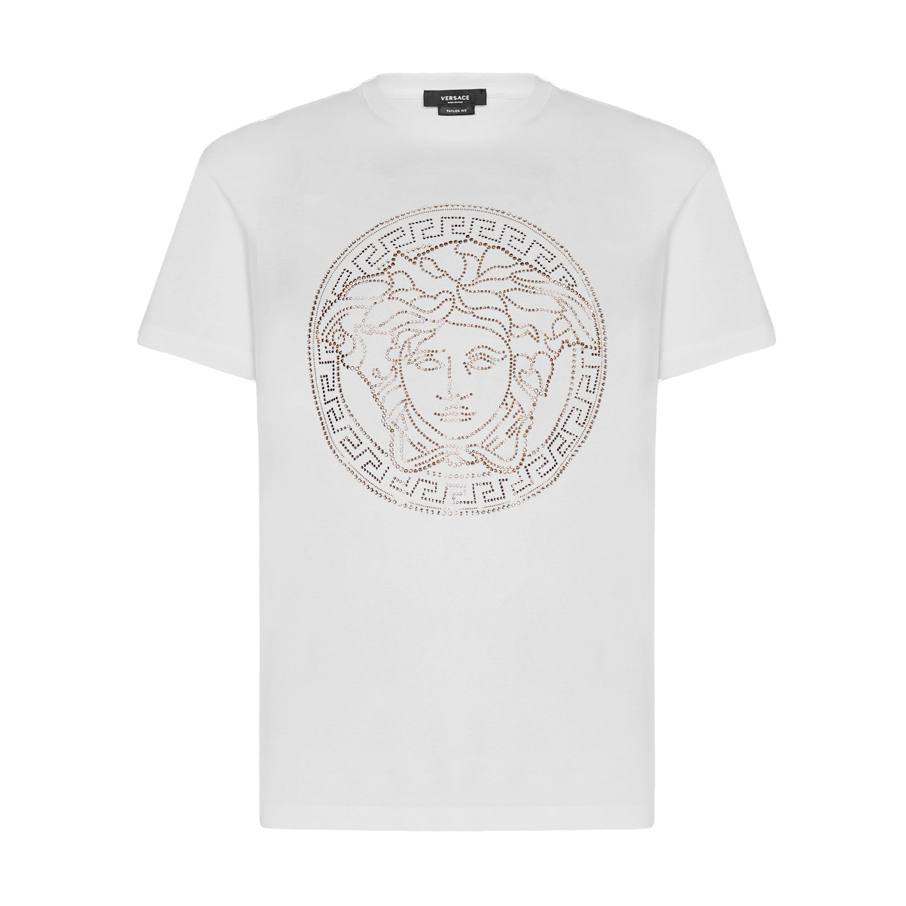 Camiseta Blanca Versace Gold Medusa
