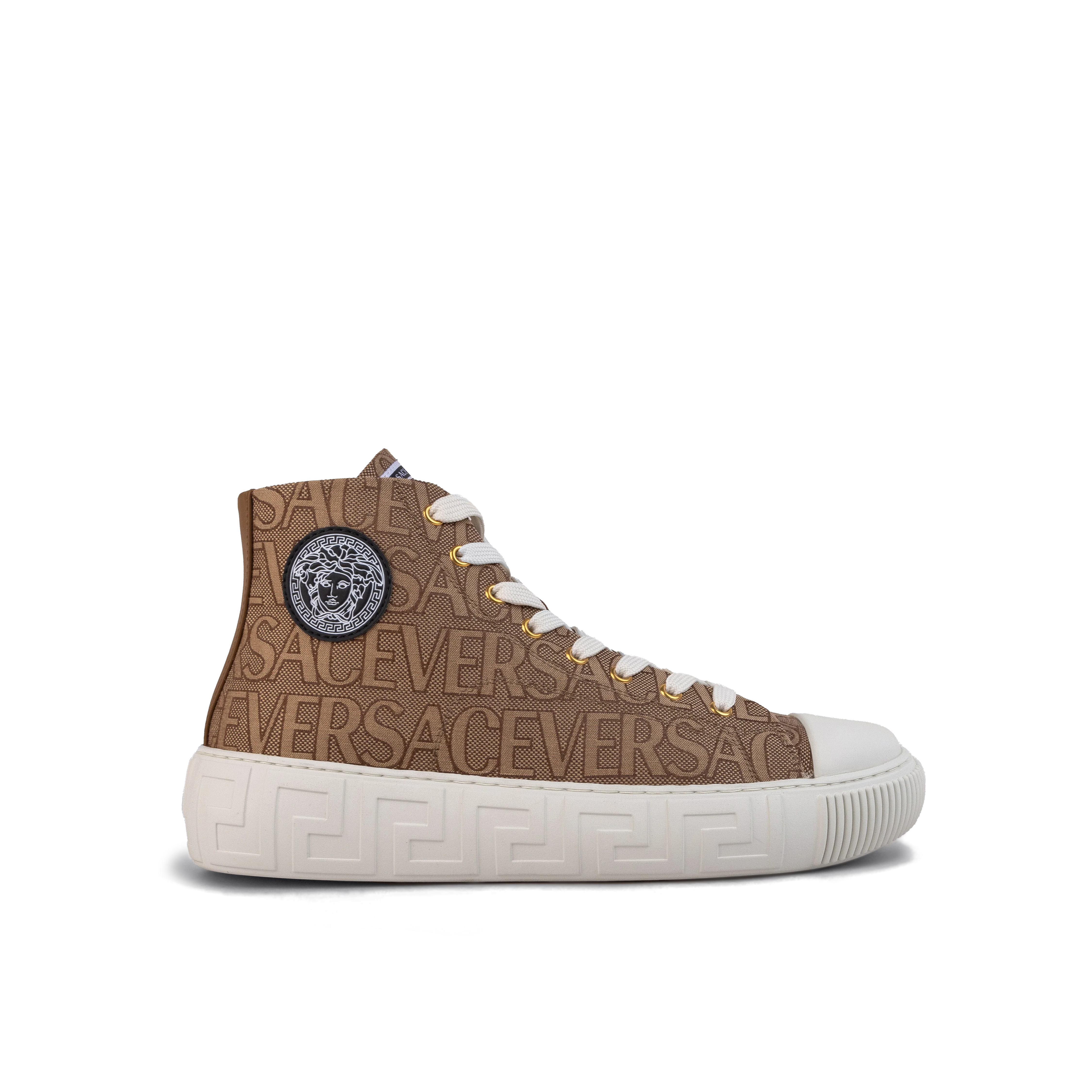 Sneakers Beige Versace Monogram