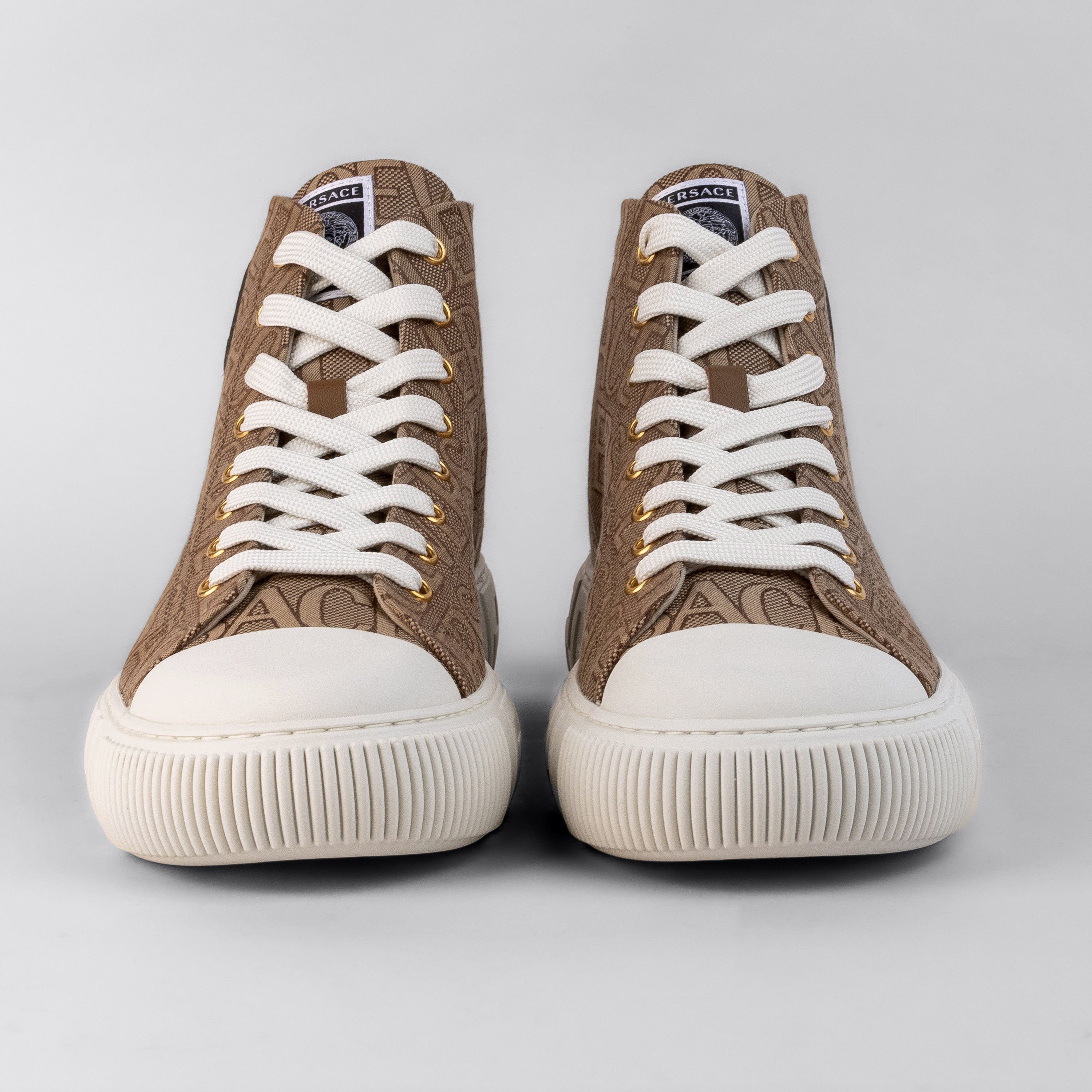 Sneakers Beige Versace Monogram