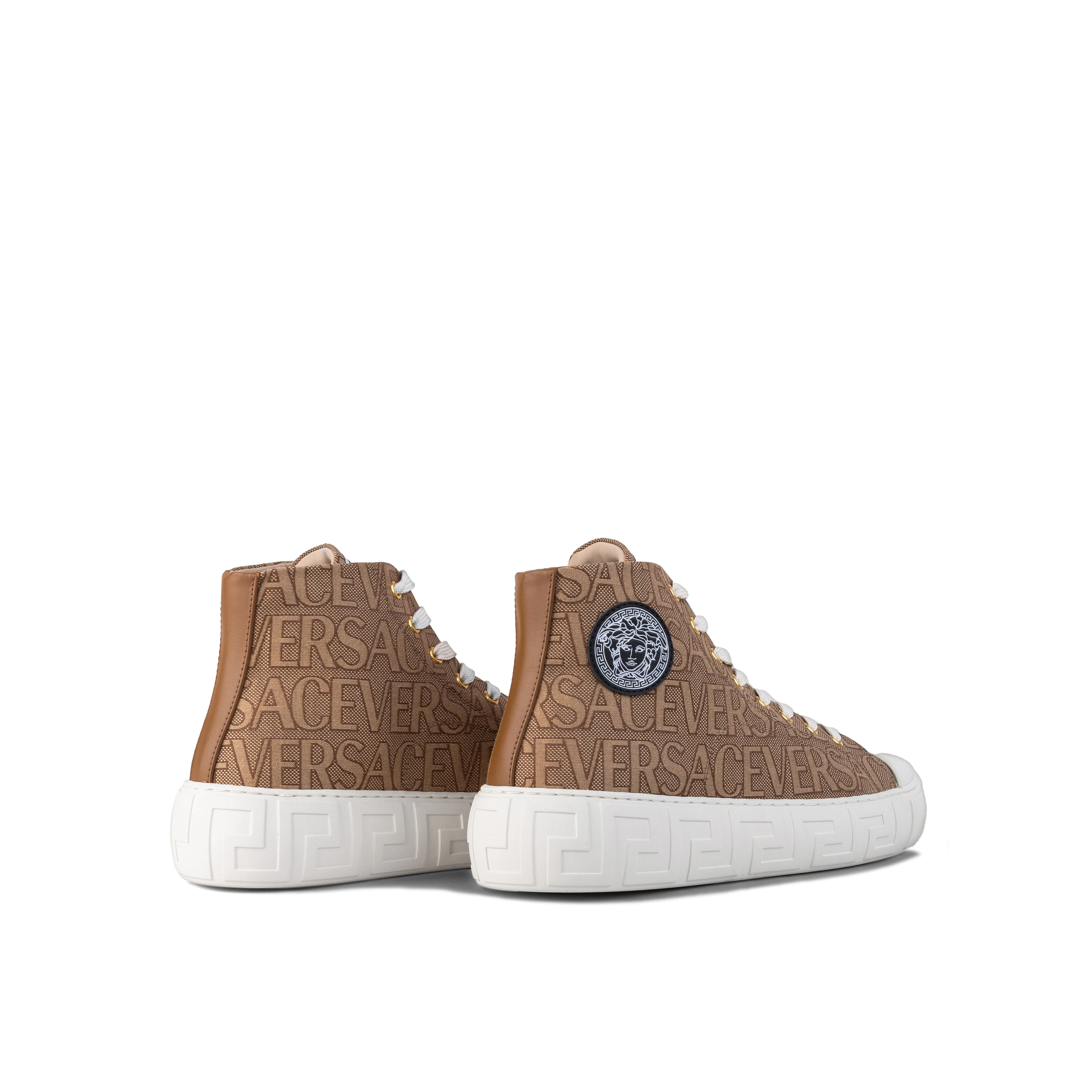 Sneakers Beige Versace Monogram