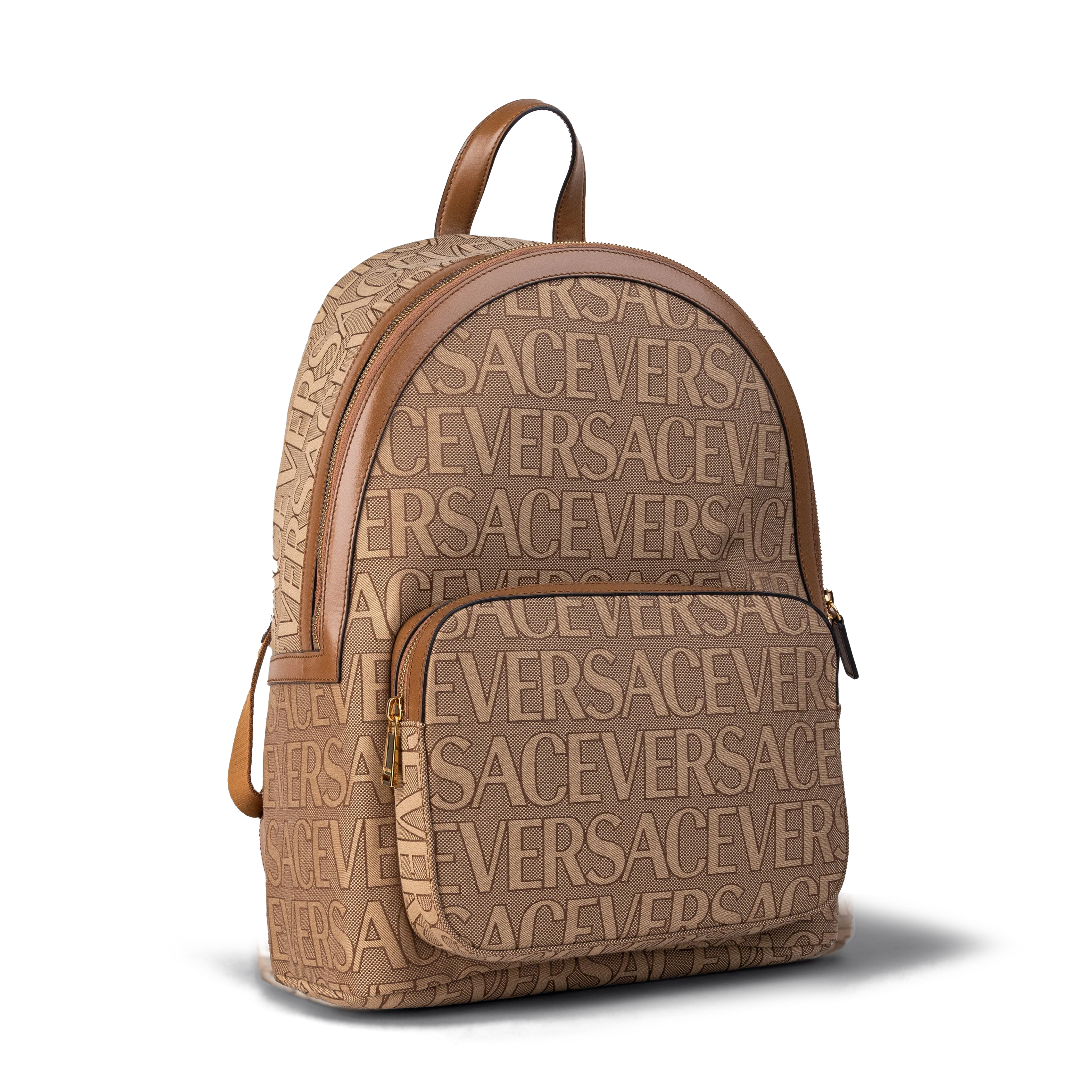 Morral Beige Versace Allover Monogram
