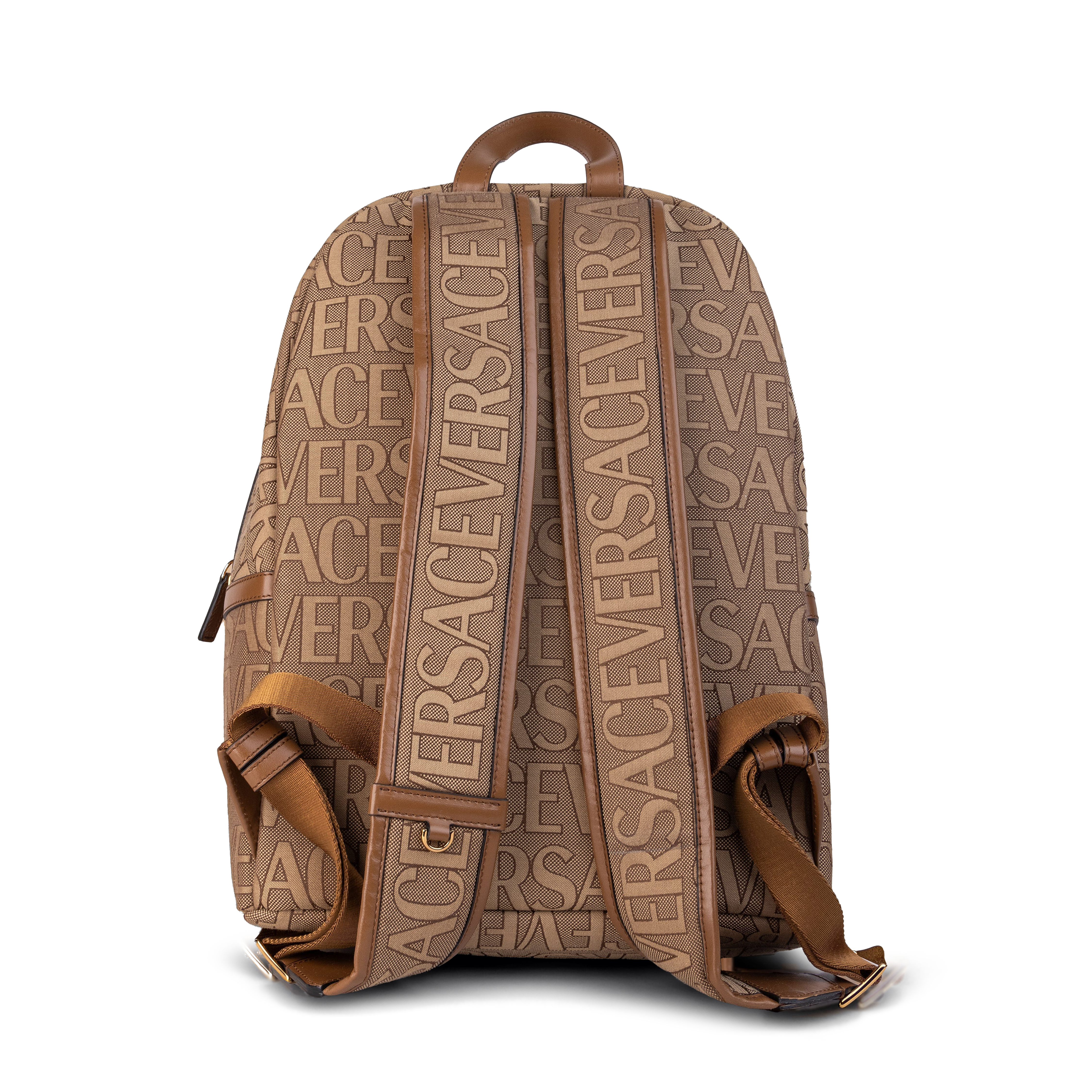 Morral Beige Versace Allover Monogram