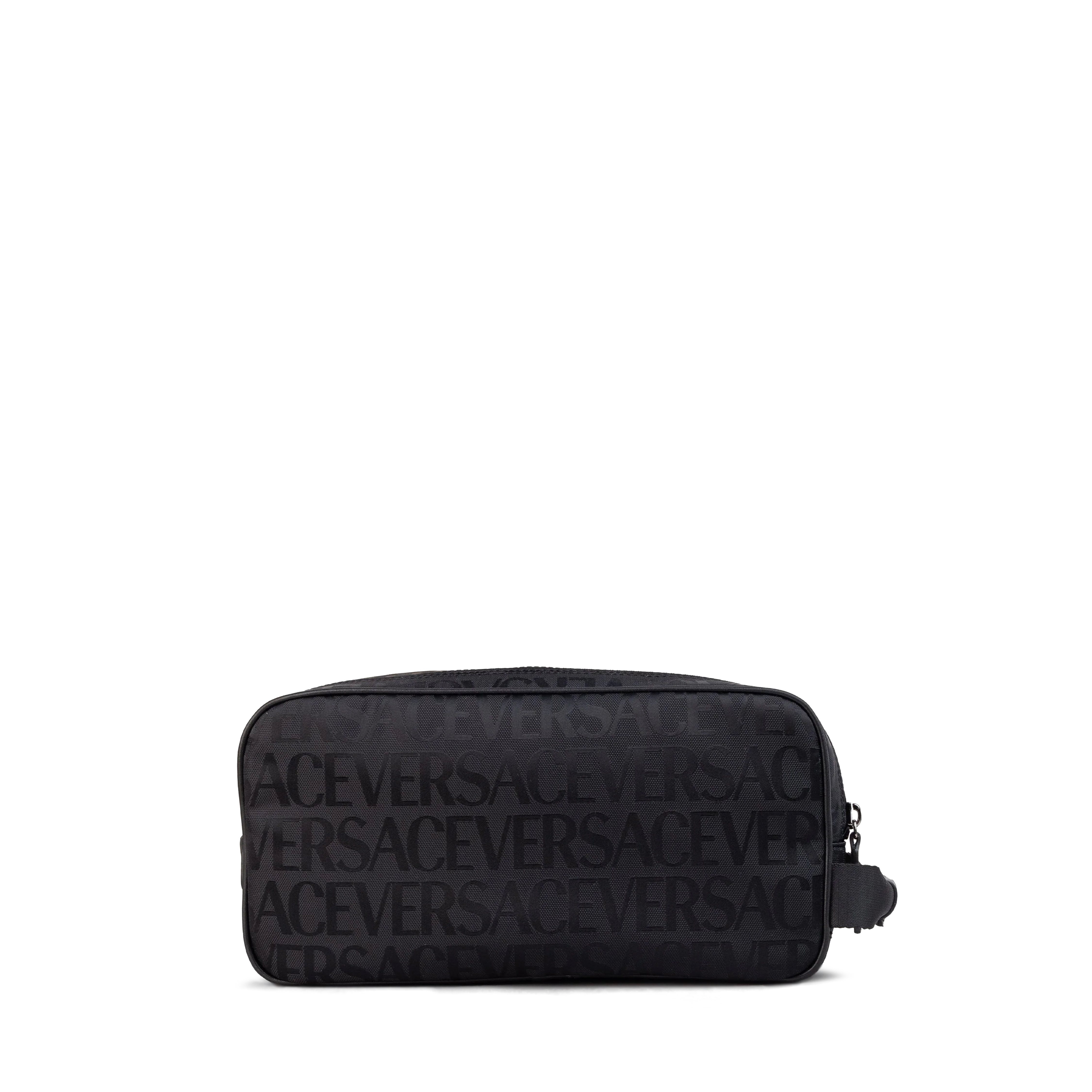 Bolso Neceser Negro Negro Versace Monogram