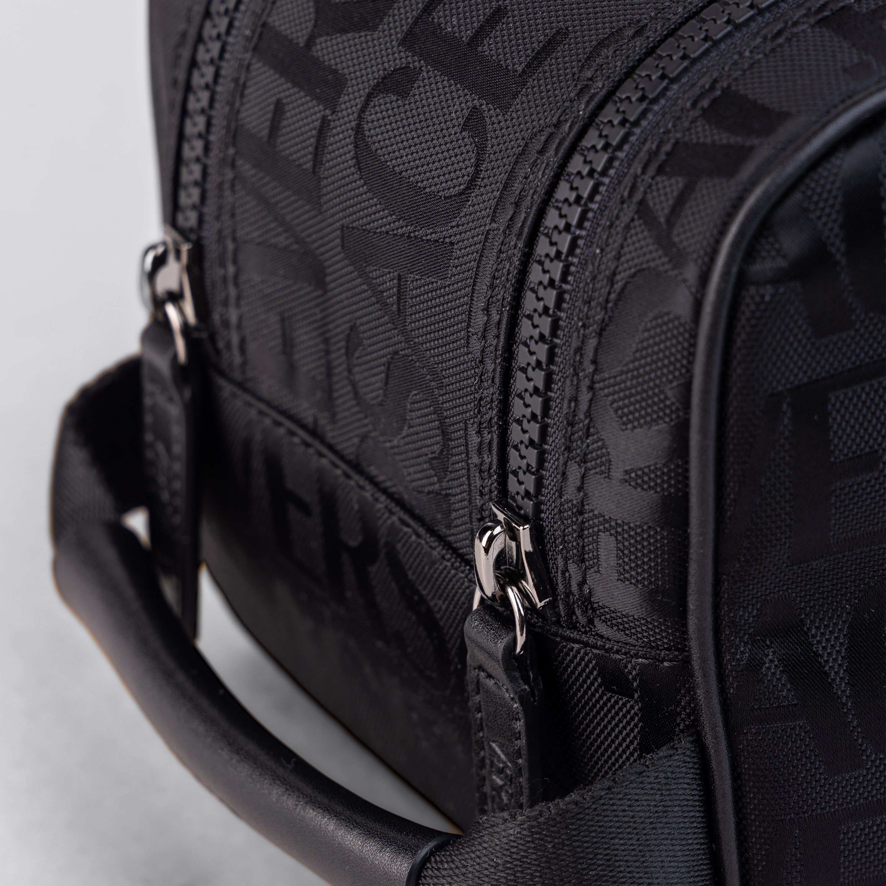 Bolso Neceser Negro Negro Versace Monogram