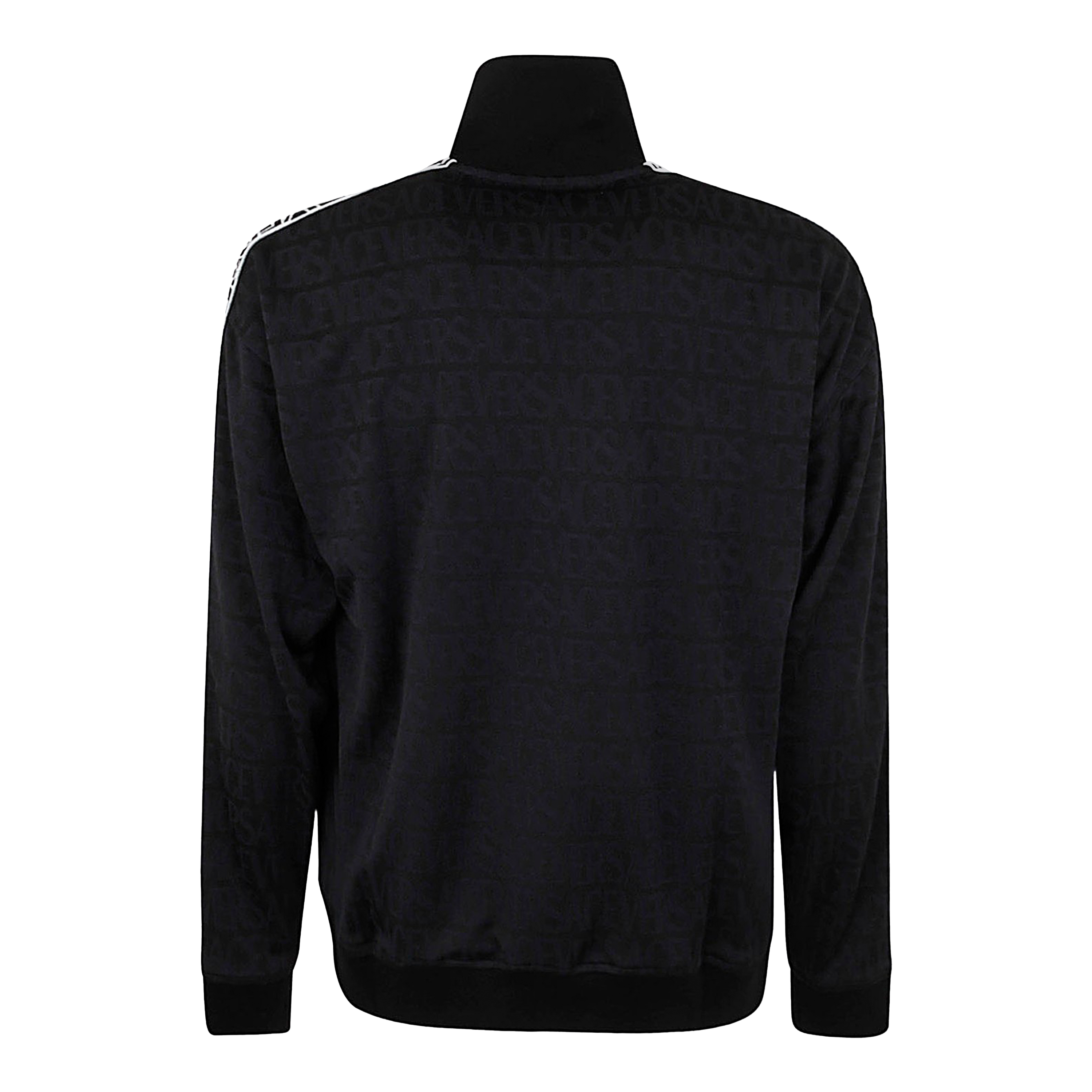 Chaqueta Negra Versace Greca Side Loco