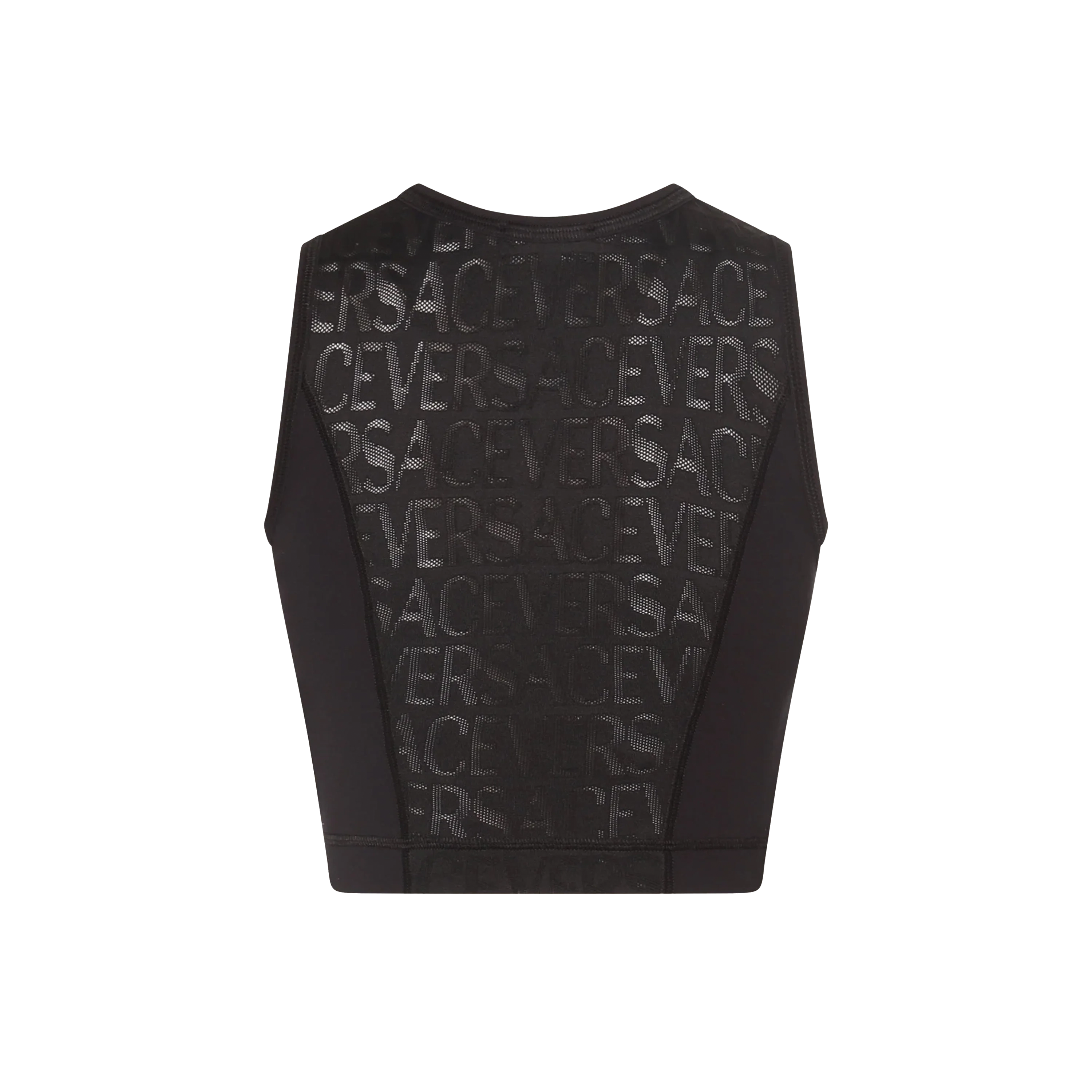 Top Negro Versace Black Monogram
