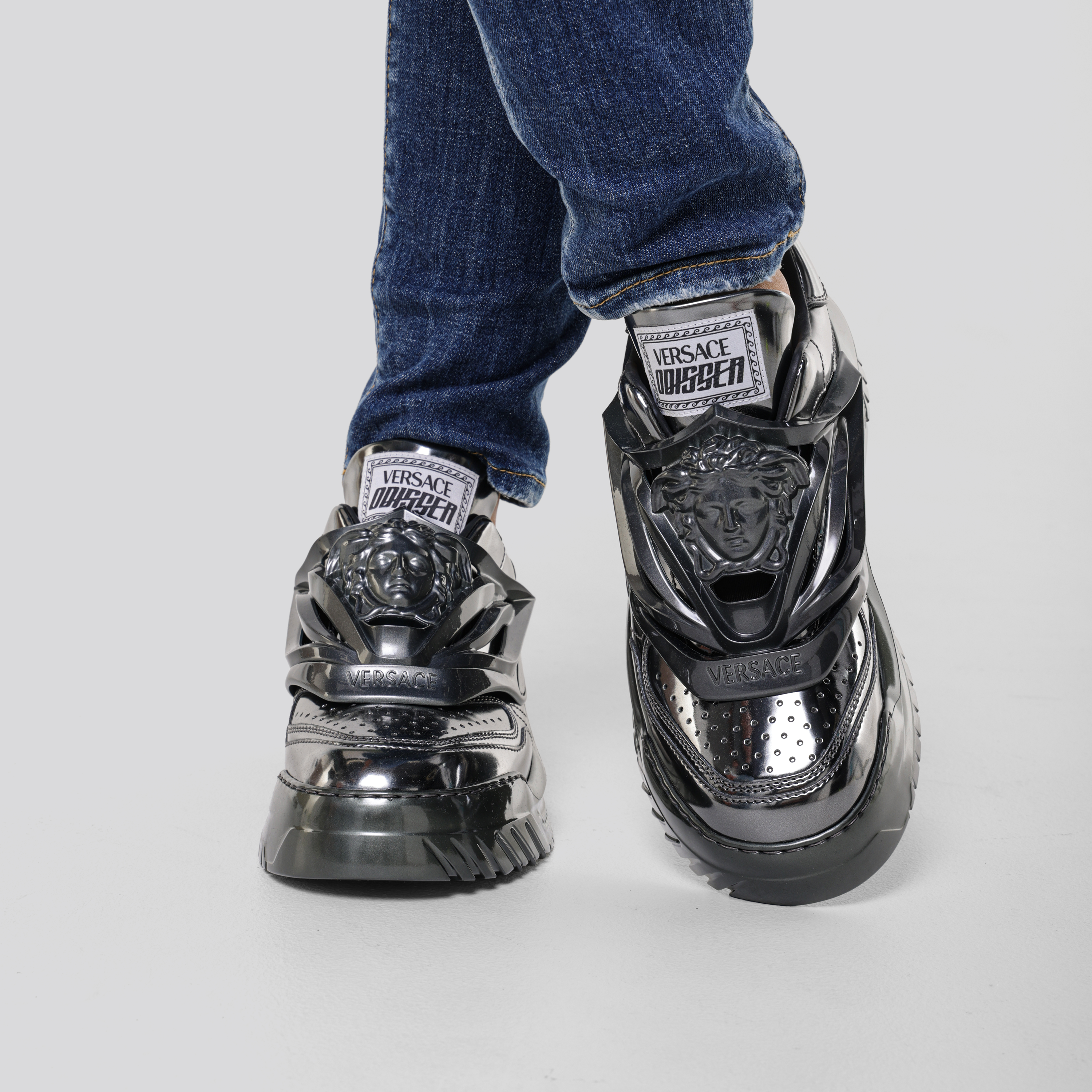 Sneakers Gris Versace Metal Odissea