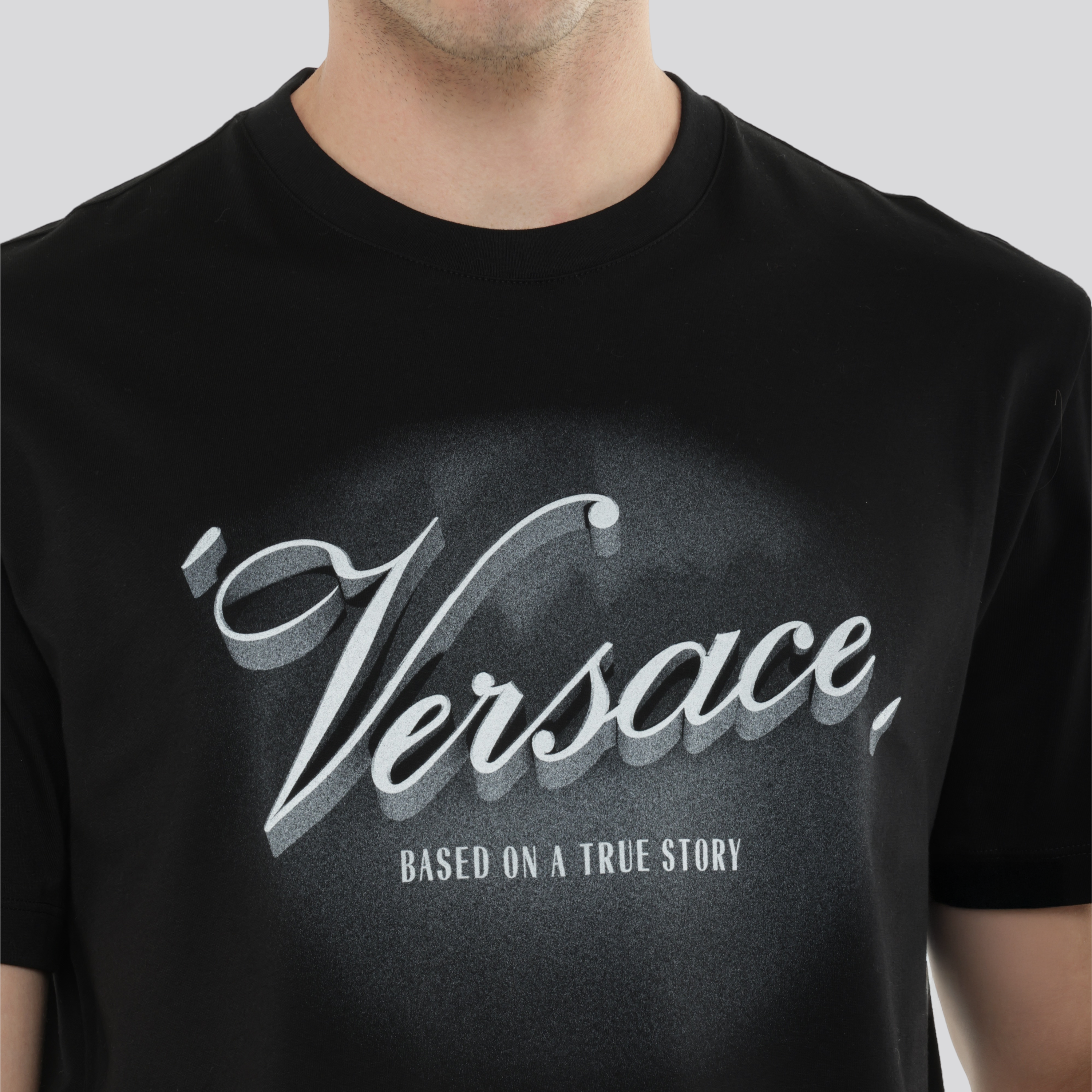 Camiseta Negra Versace Based