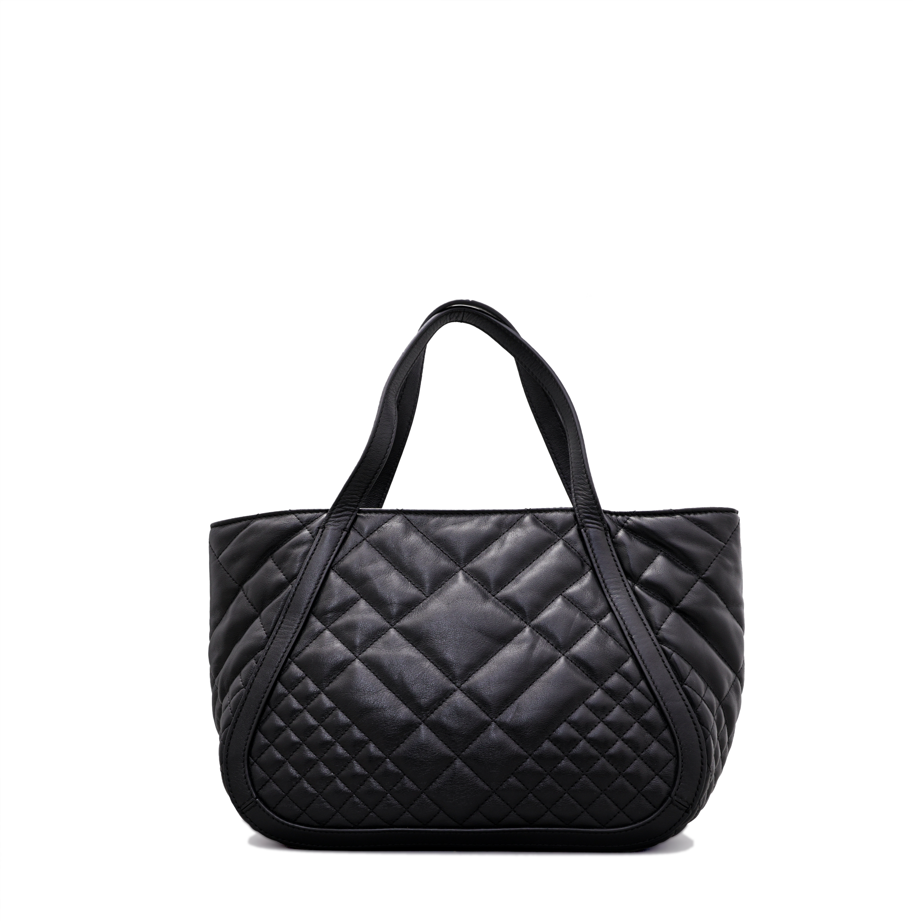 Cartera Negro Versace Tote Greca Goddess