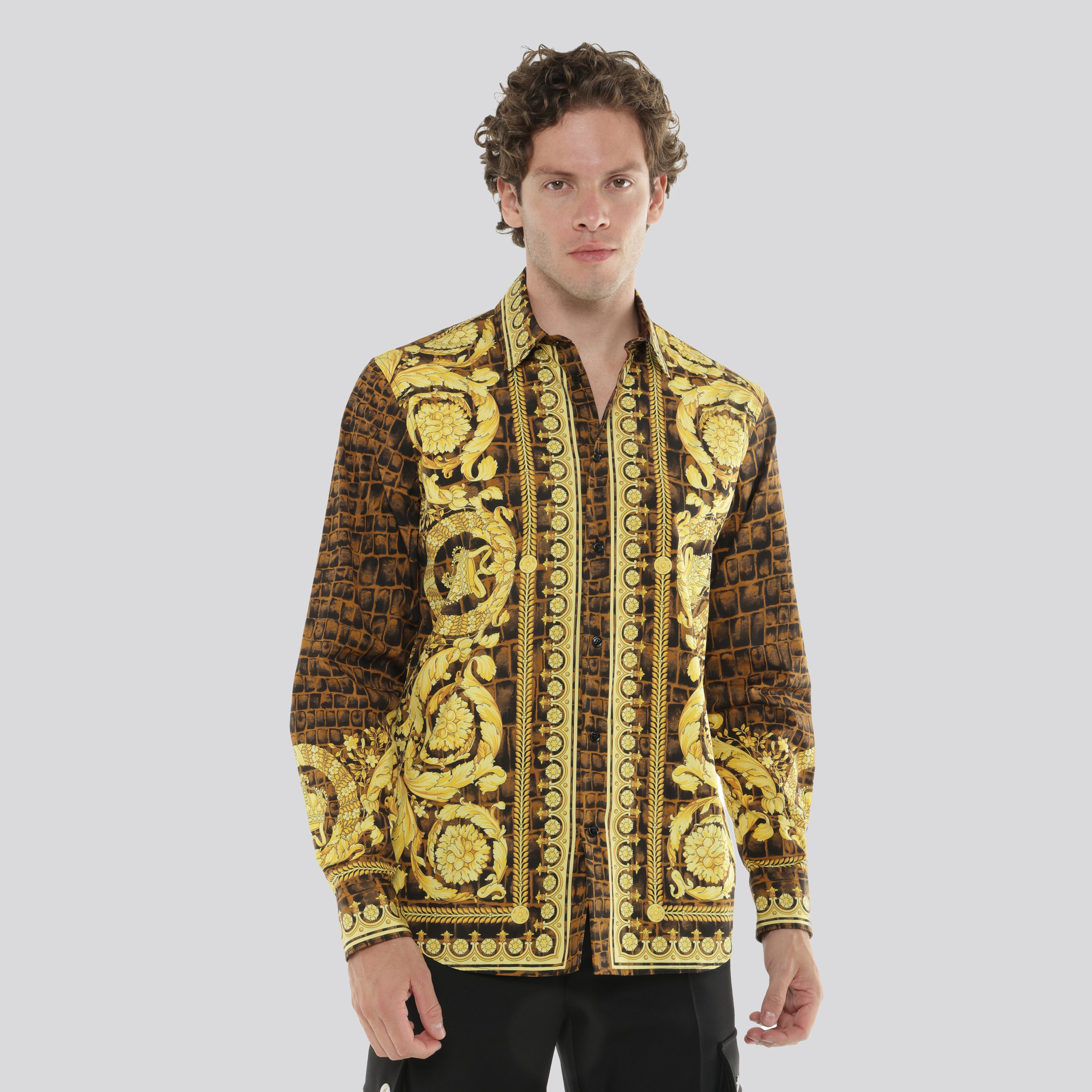 Camisa Multicolor Versace