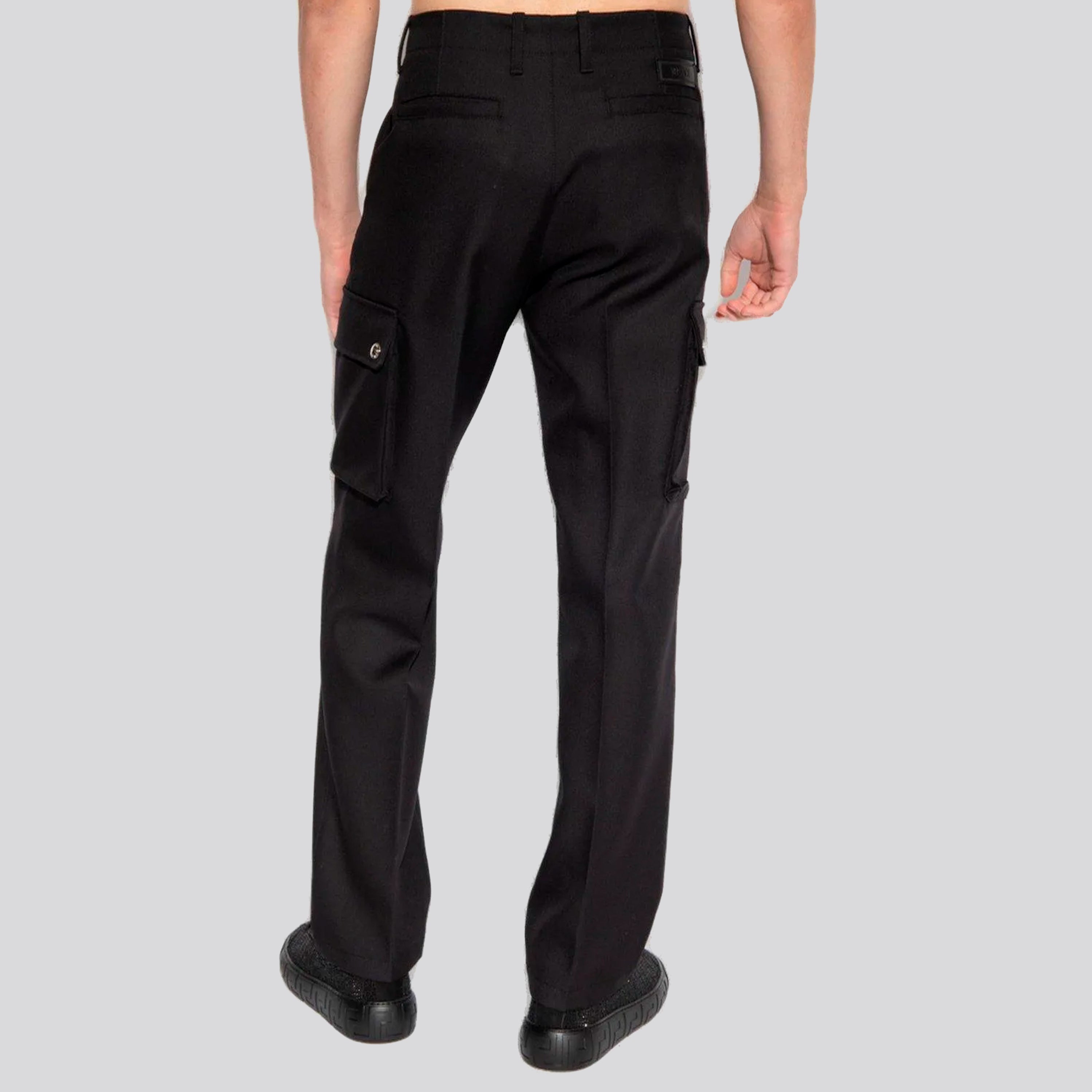 Pantalón Negro Versace Versace