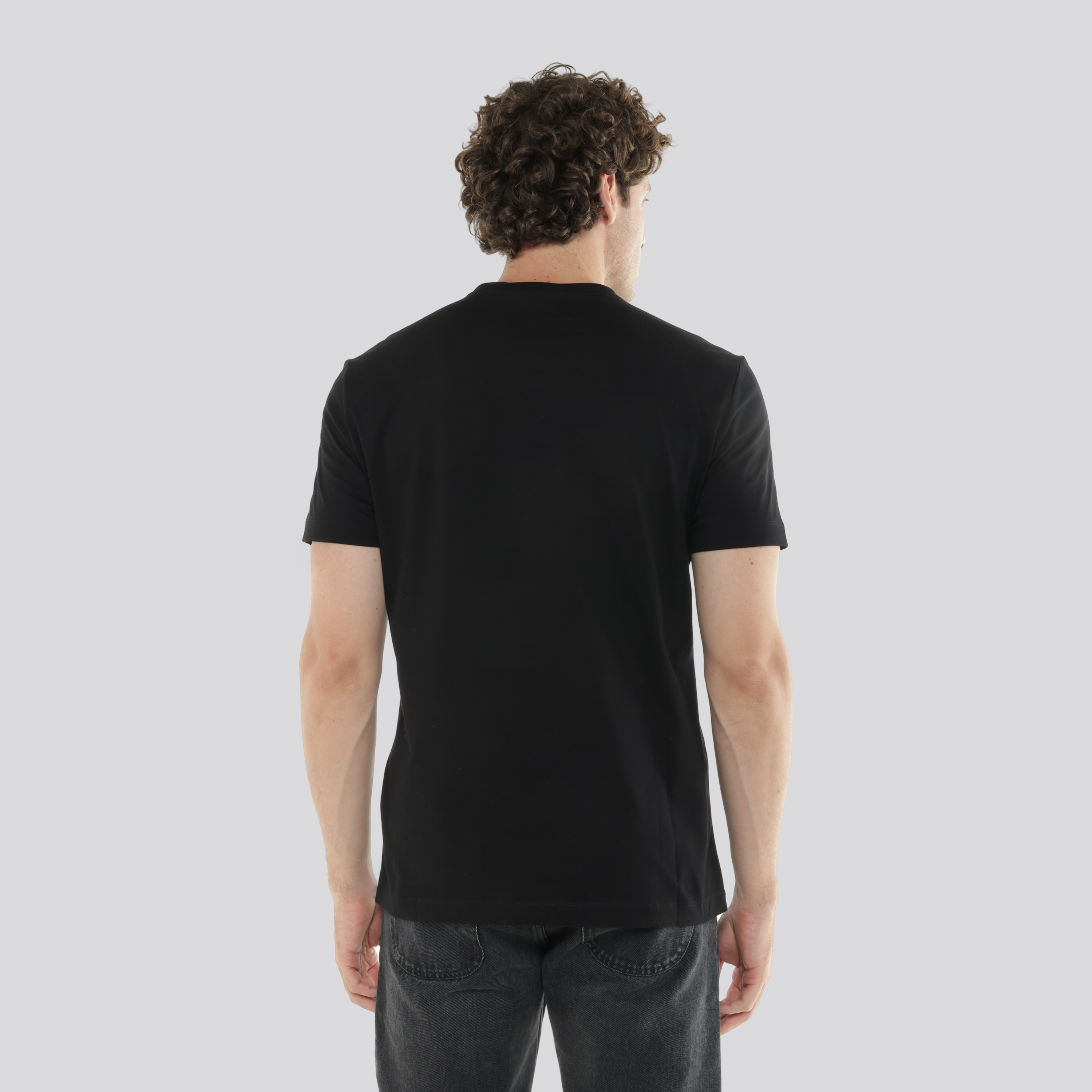 Camiseta Negra Versace Crystal