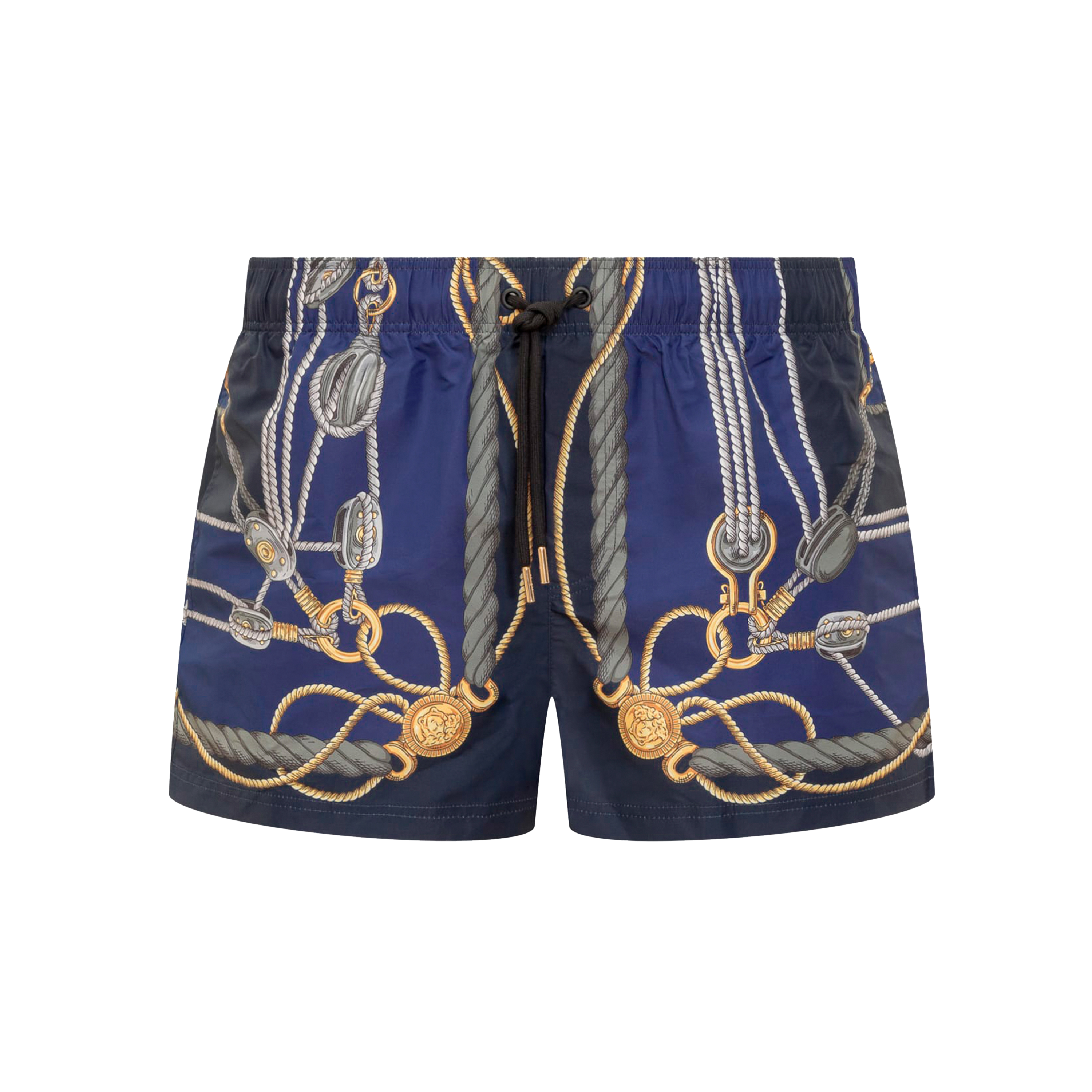 Pantaloneta Azul Versace