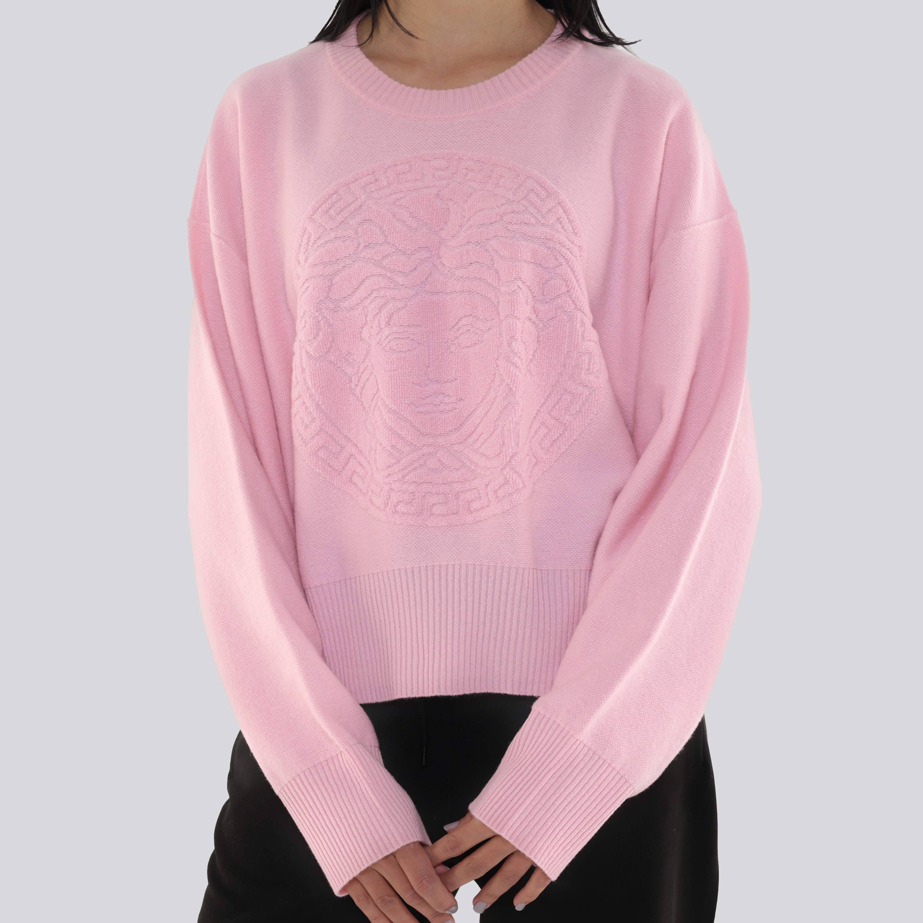 Buzo Rosado Versace Embroidered