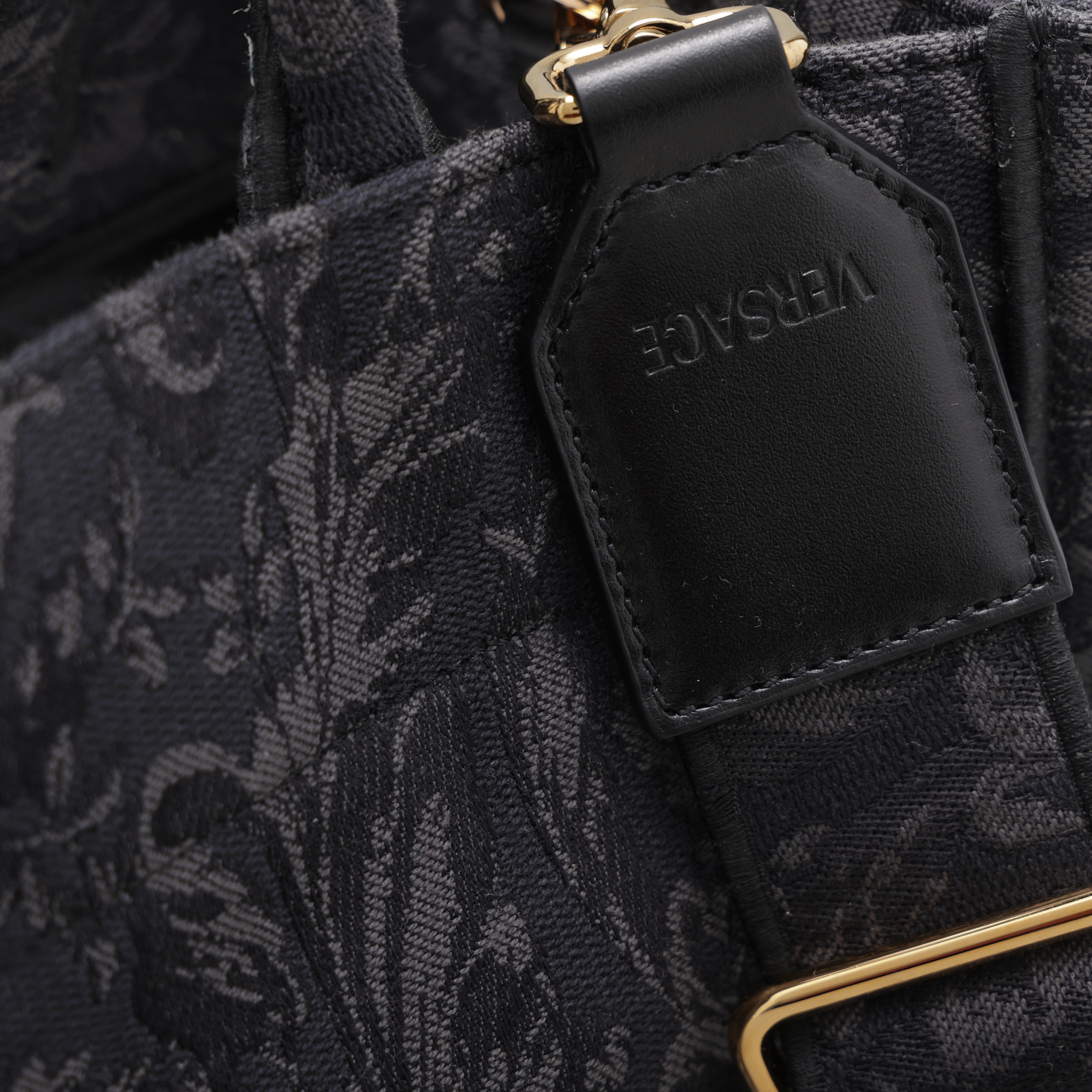 Cartera Negro Versace Athena Barocco