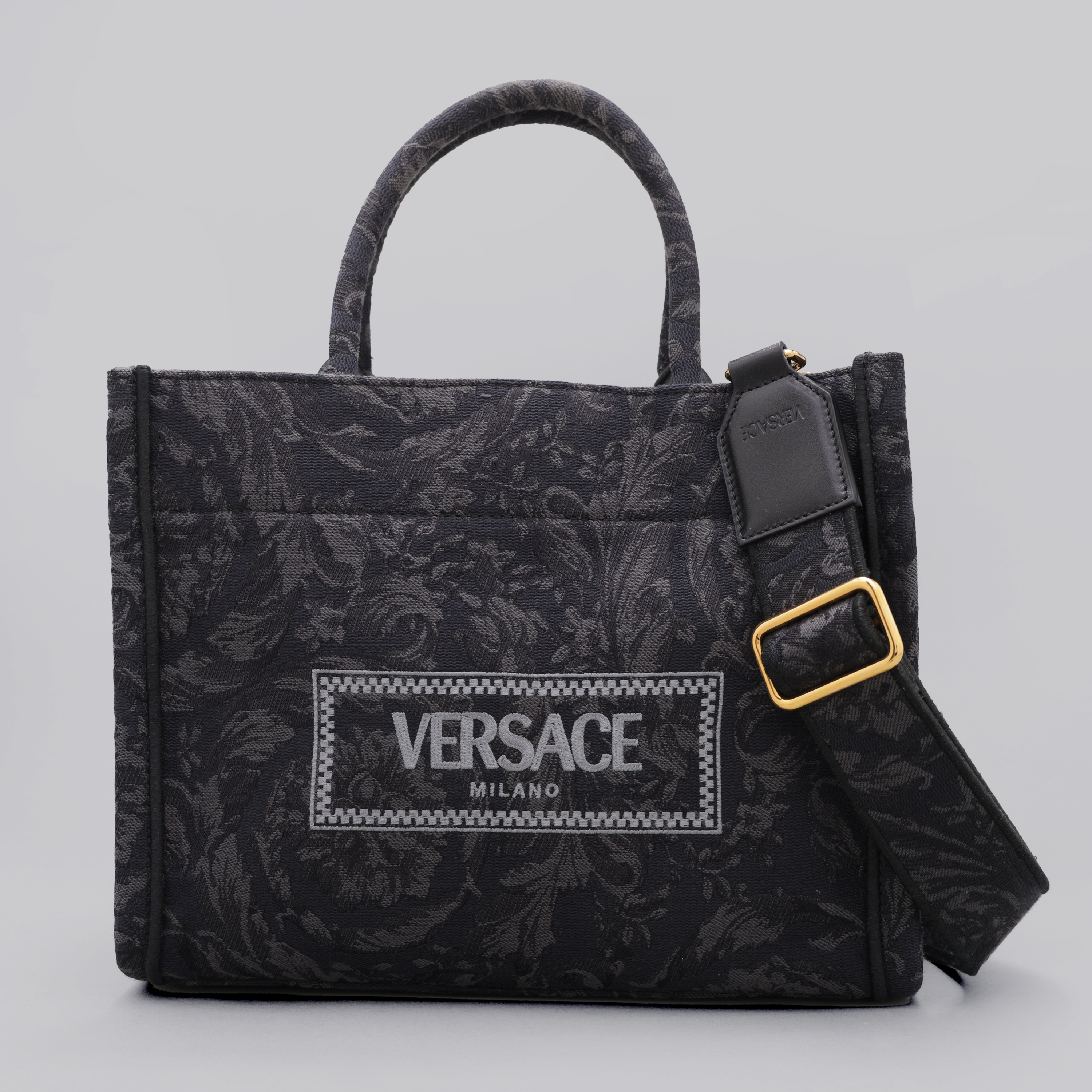 Cartera Negro Versace Athena Barocco