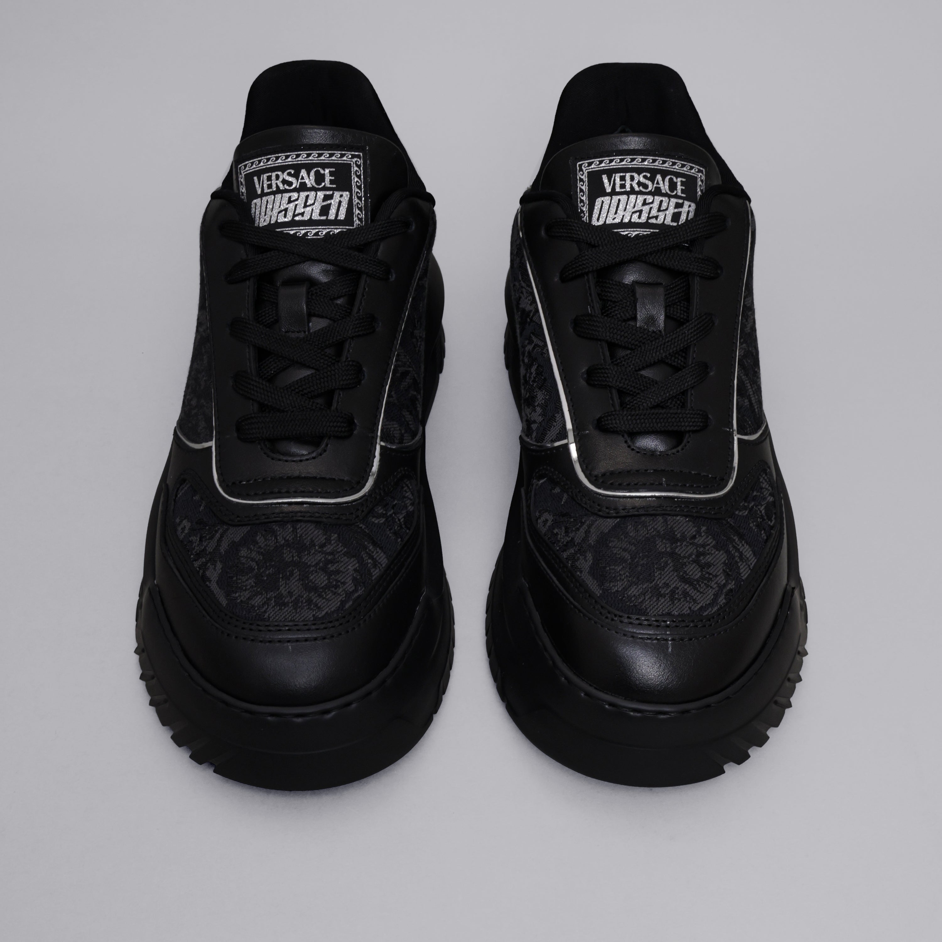Sneakers Negros Versace Silver Odissea