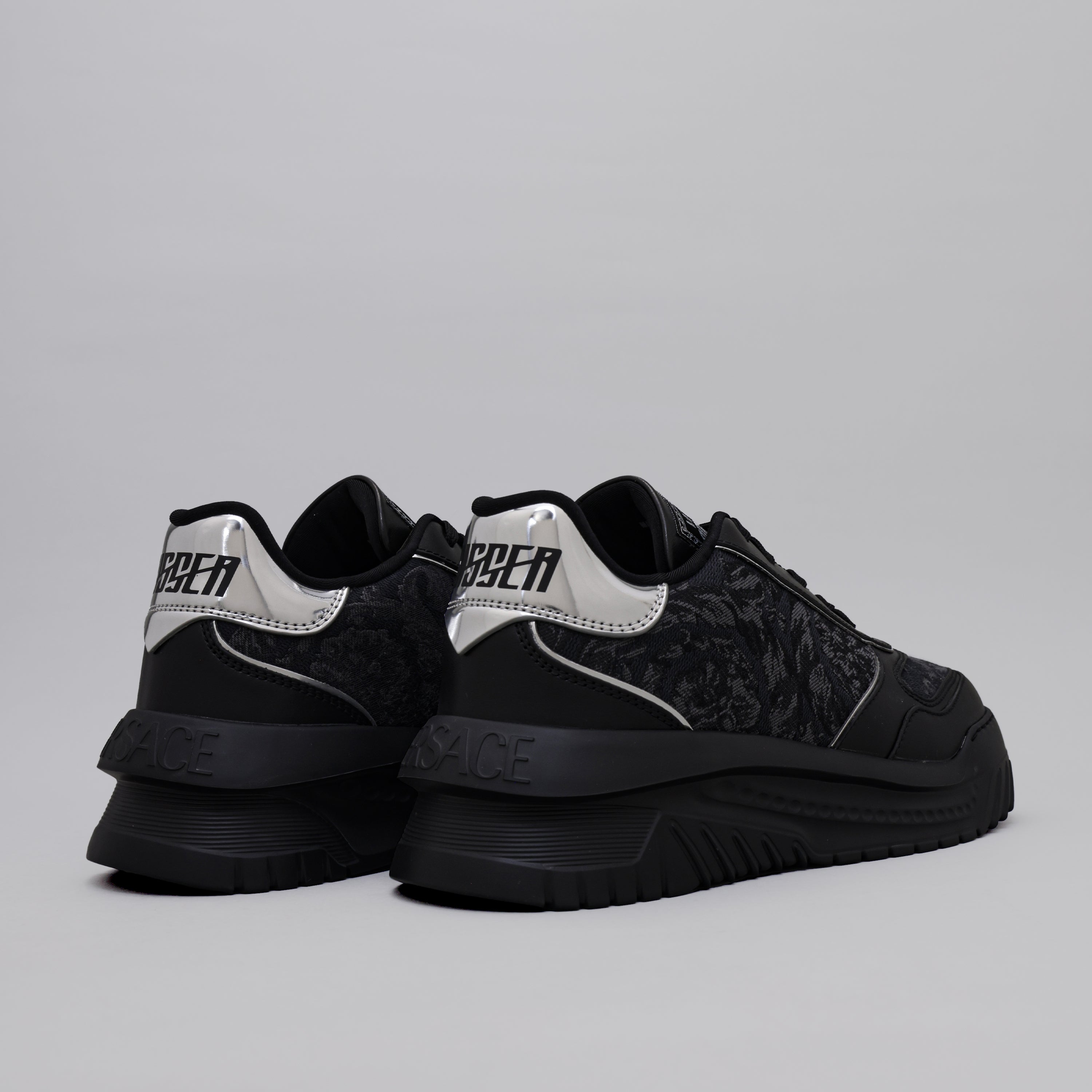 Sneakers Negros Versace Silver Odissea