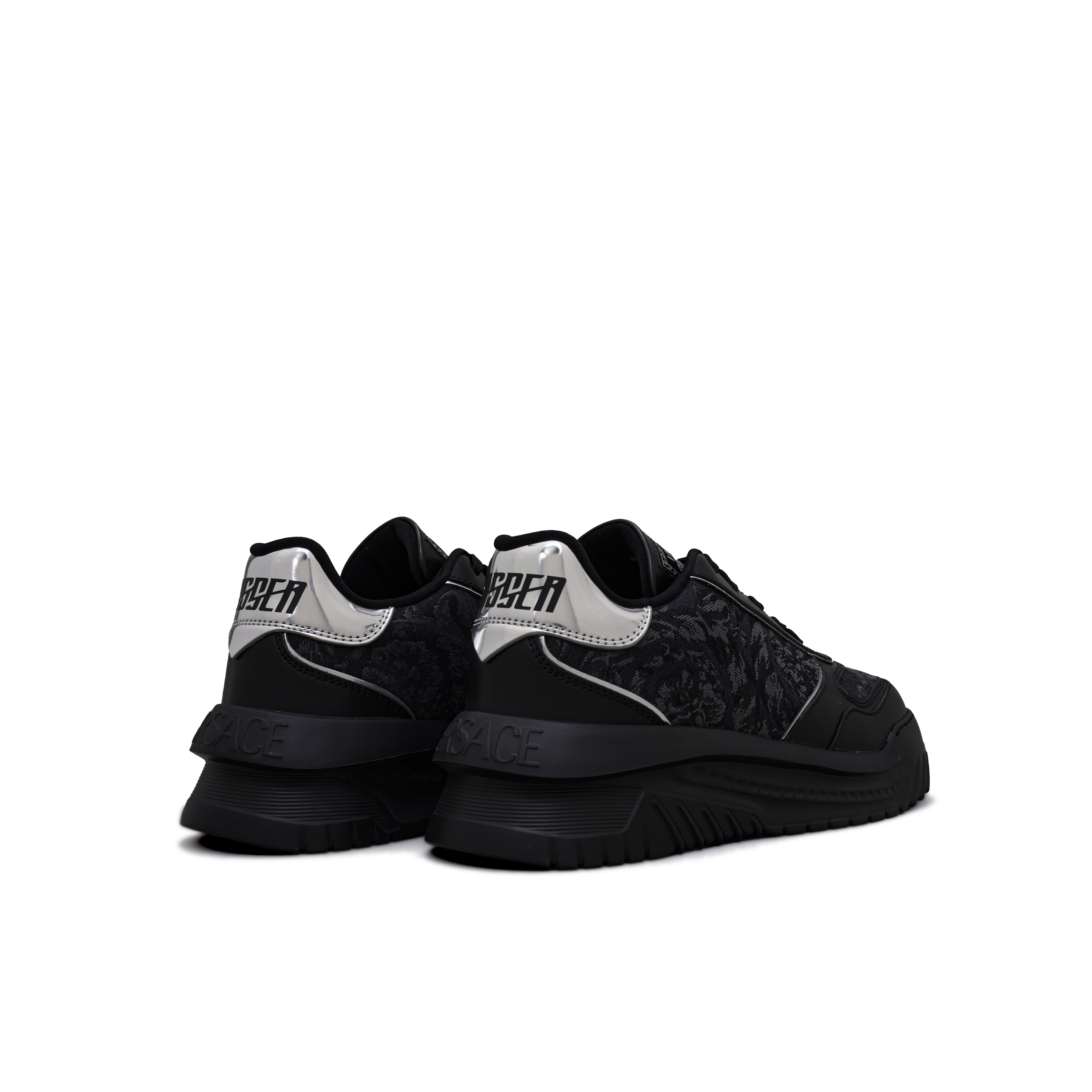 Sneakers Negros Versace Silver Odissea