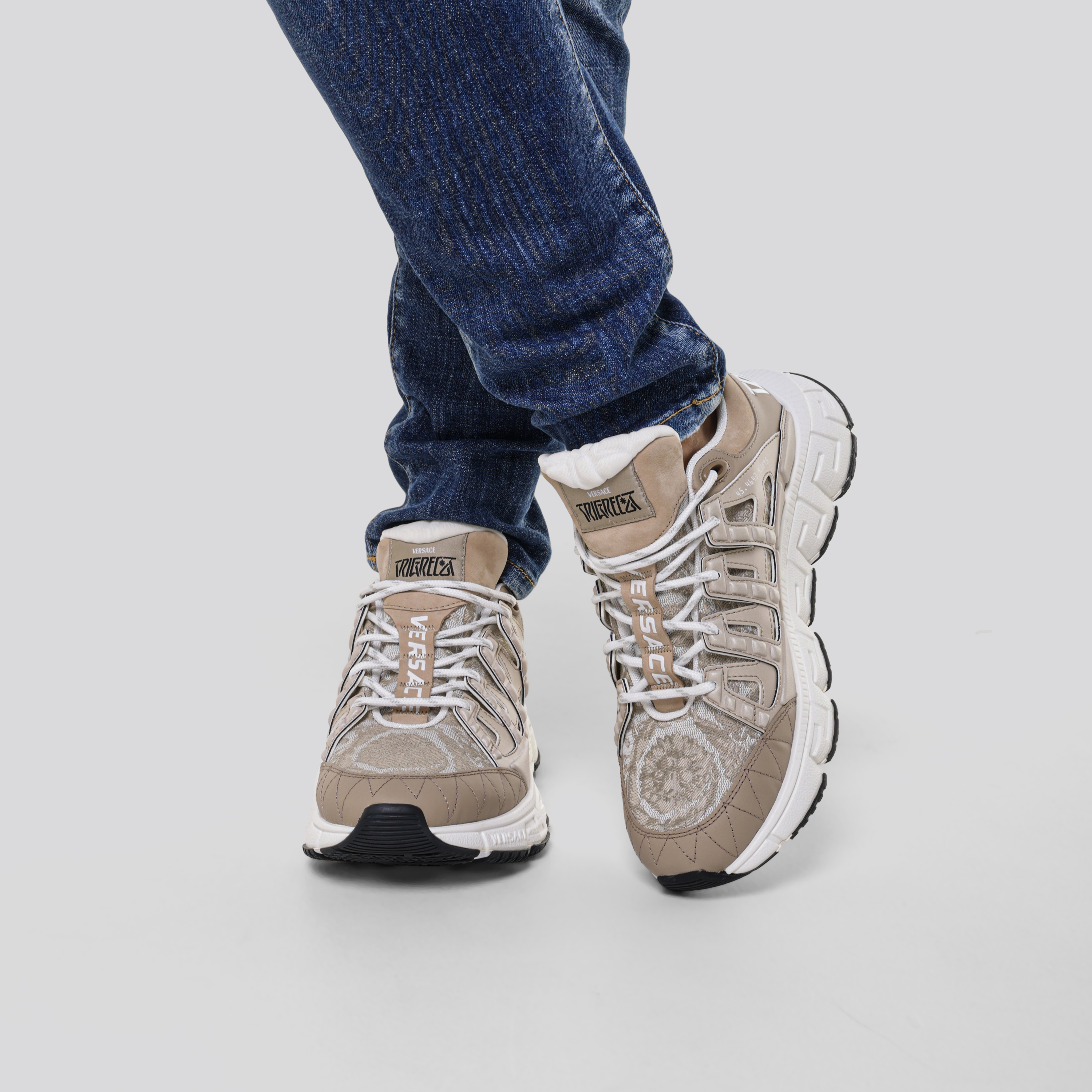 Sneakers Beige Versace Trigreca