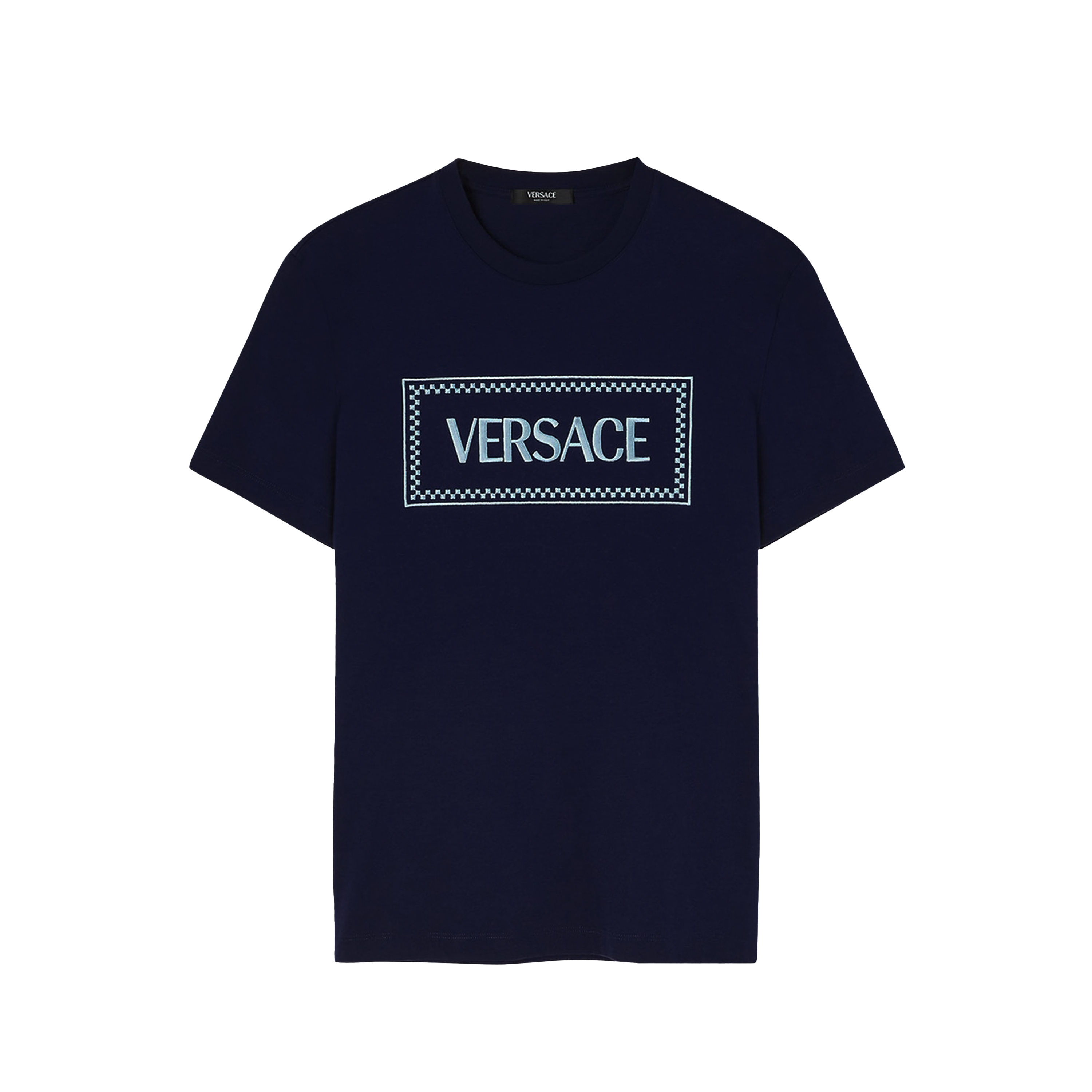 Camiseta Azul Versace Logo