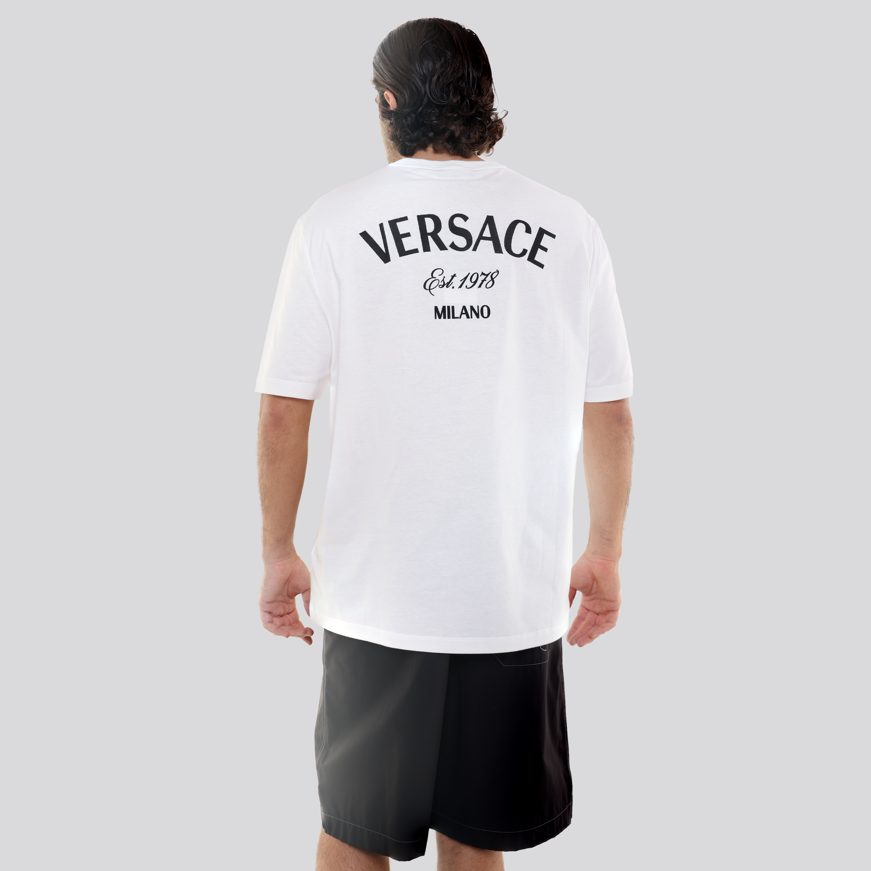 Camiseta Blanca Versace Milano
