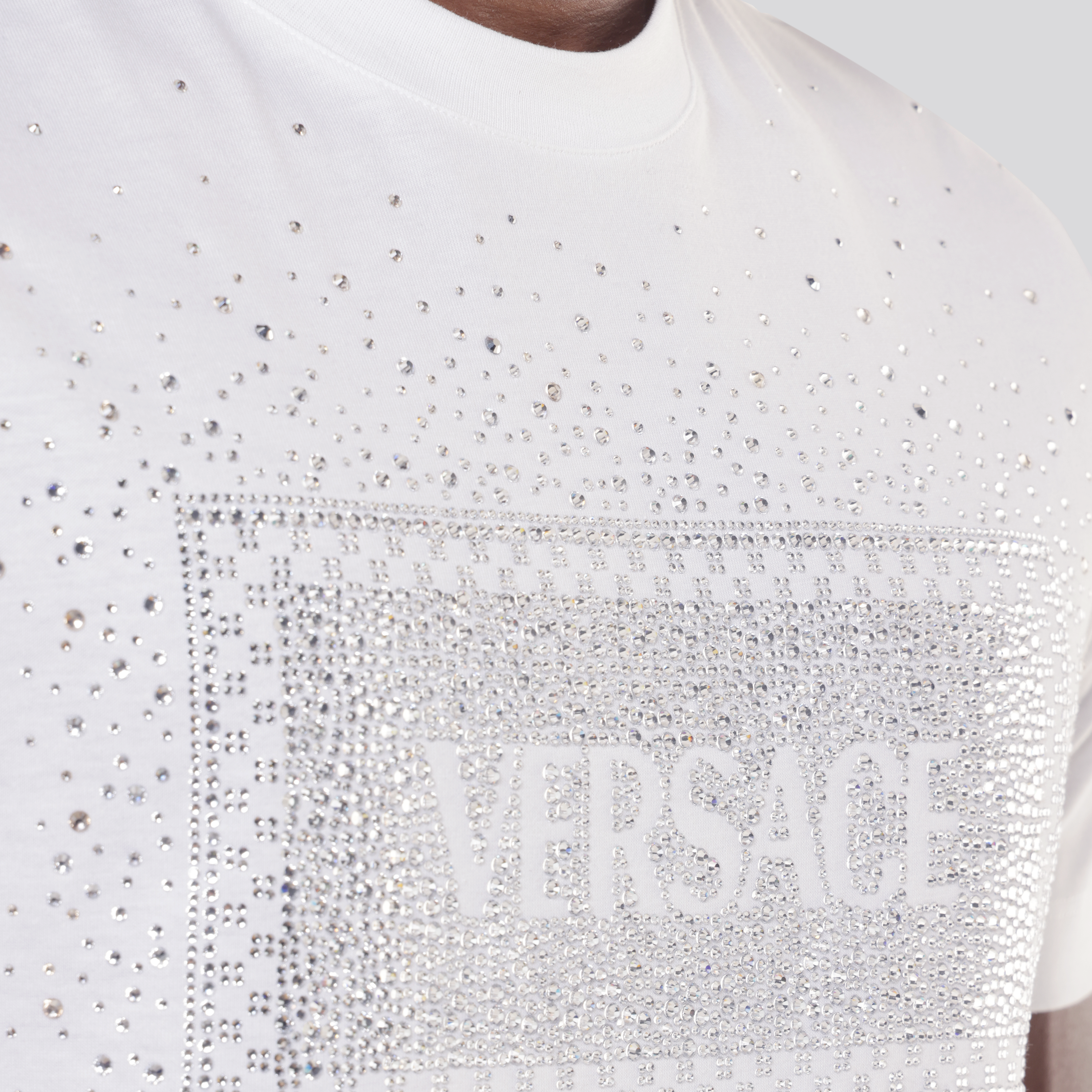 Camiseta Blanca Versace Crystal