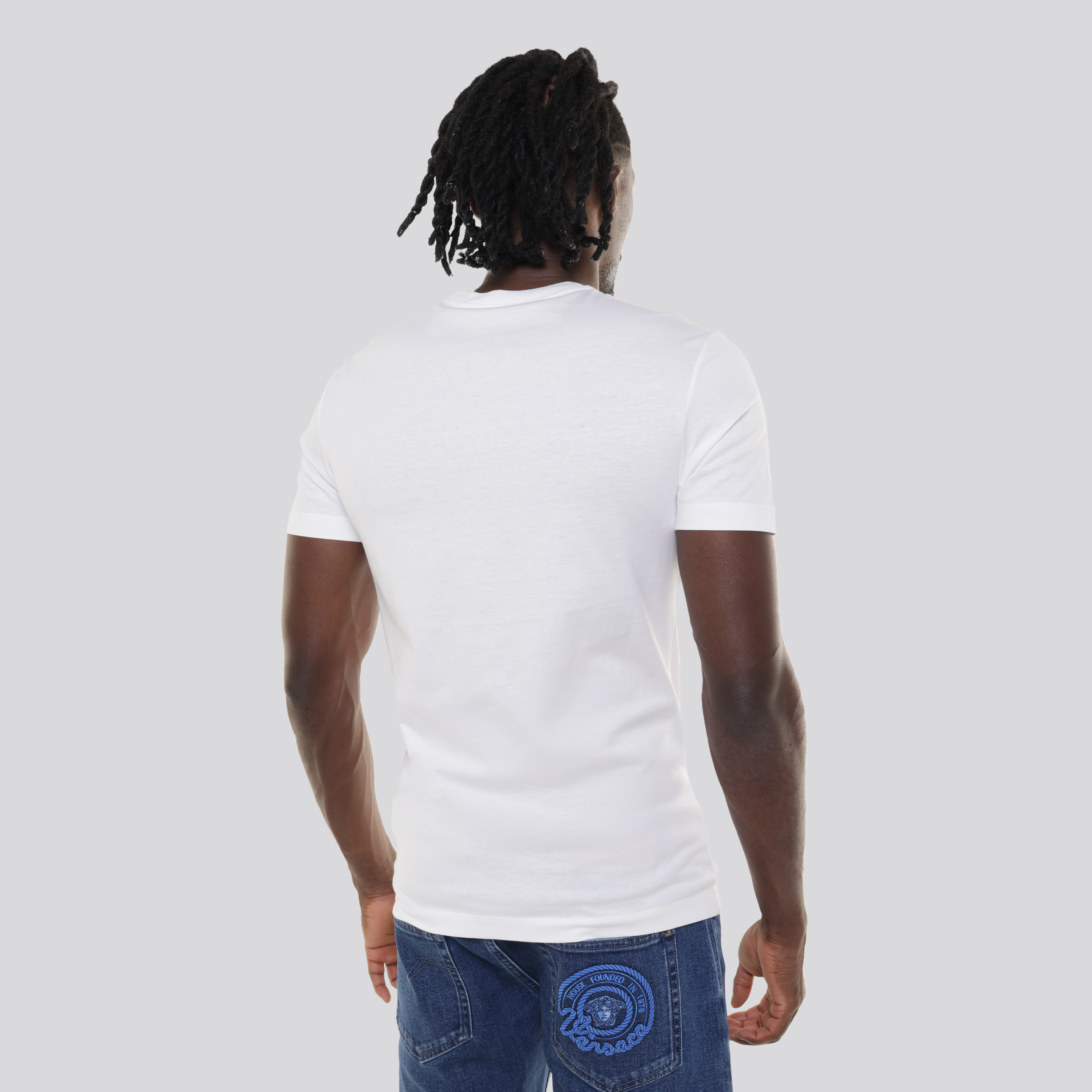 Camiseta Blanca Versace Crystal