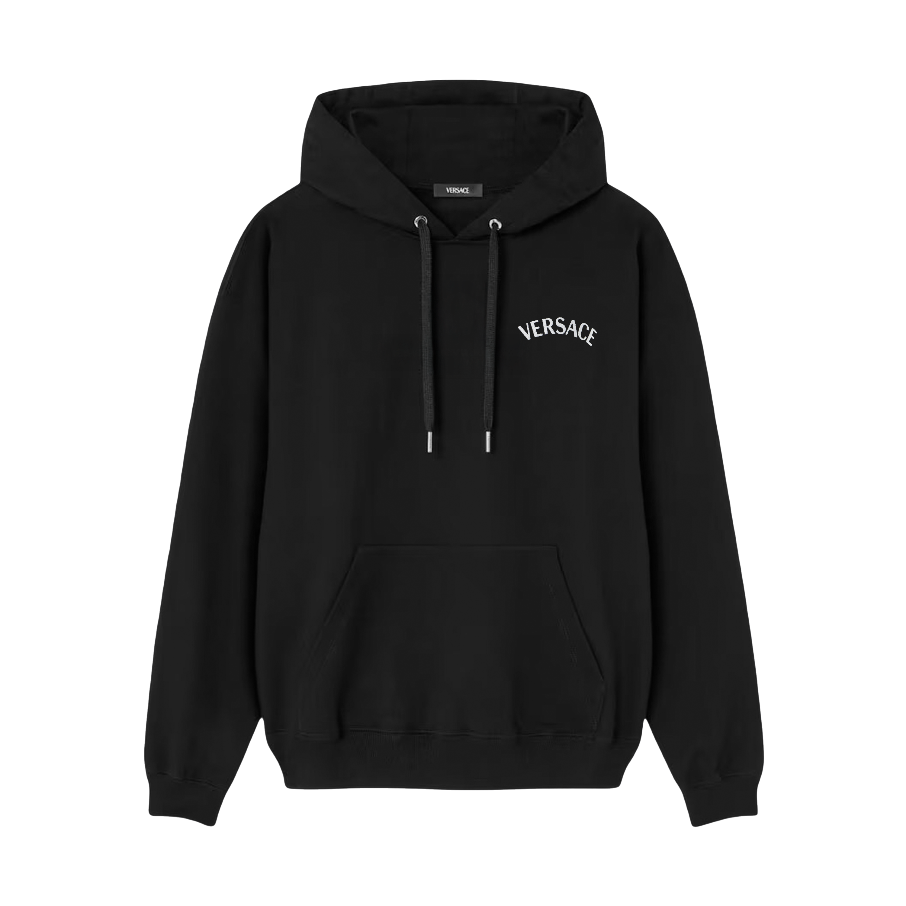 Buzo Tipo Hoodie Negro Versace Logo