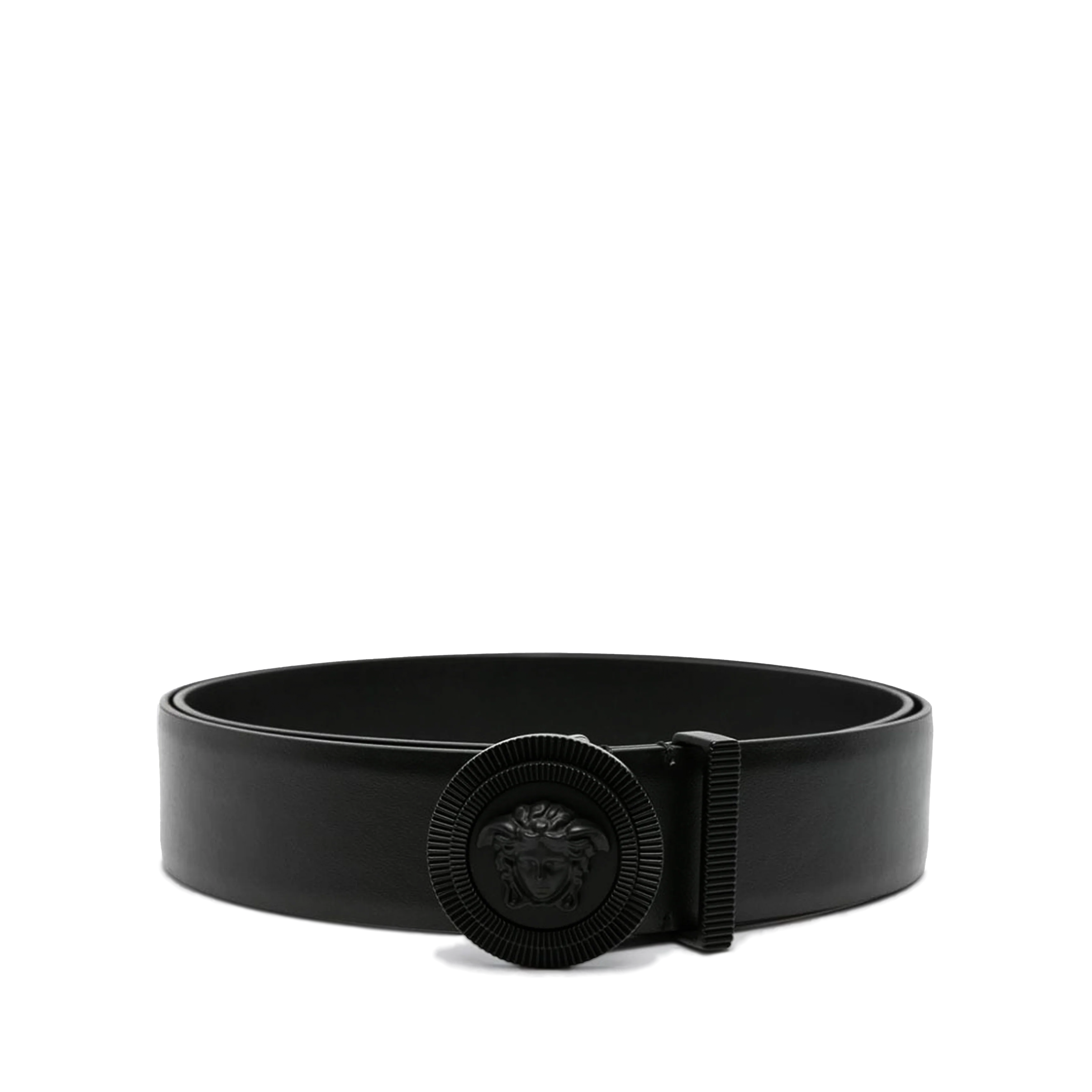 Cinturón Negro Versace Negro Medusa