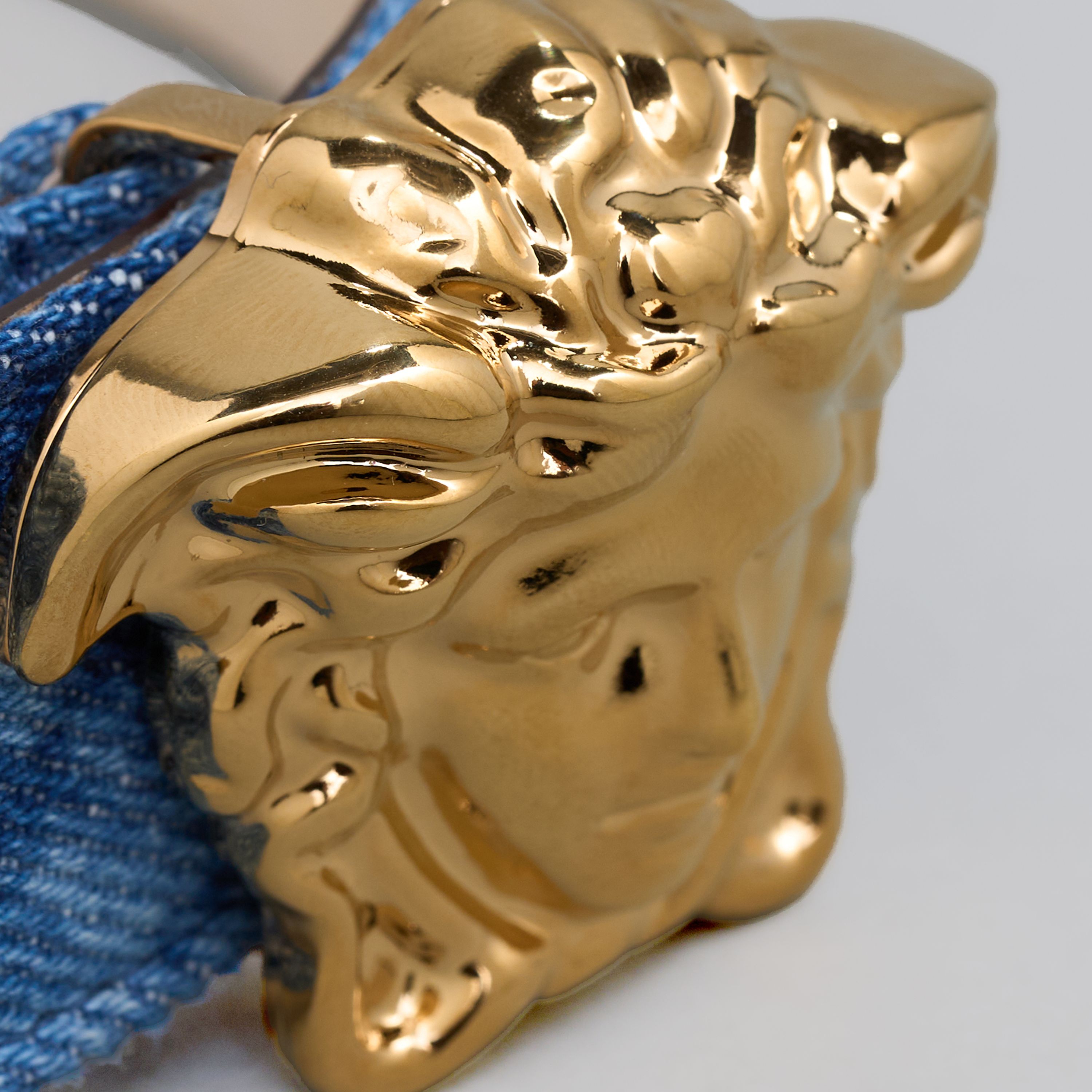 Cinturón Denim Versace Medusa