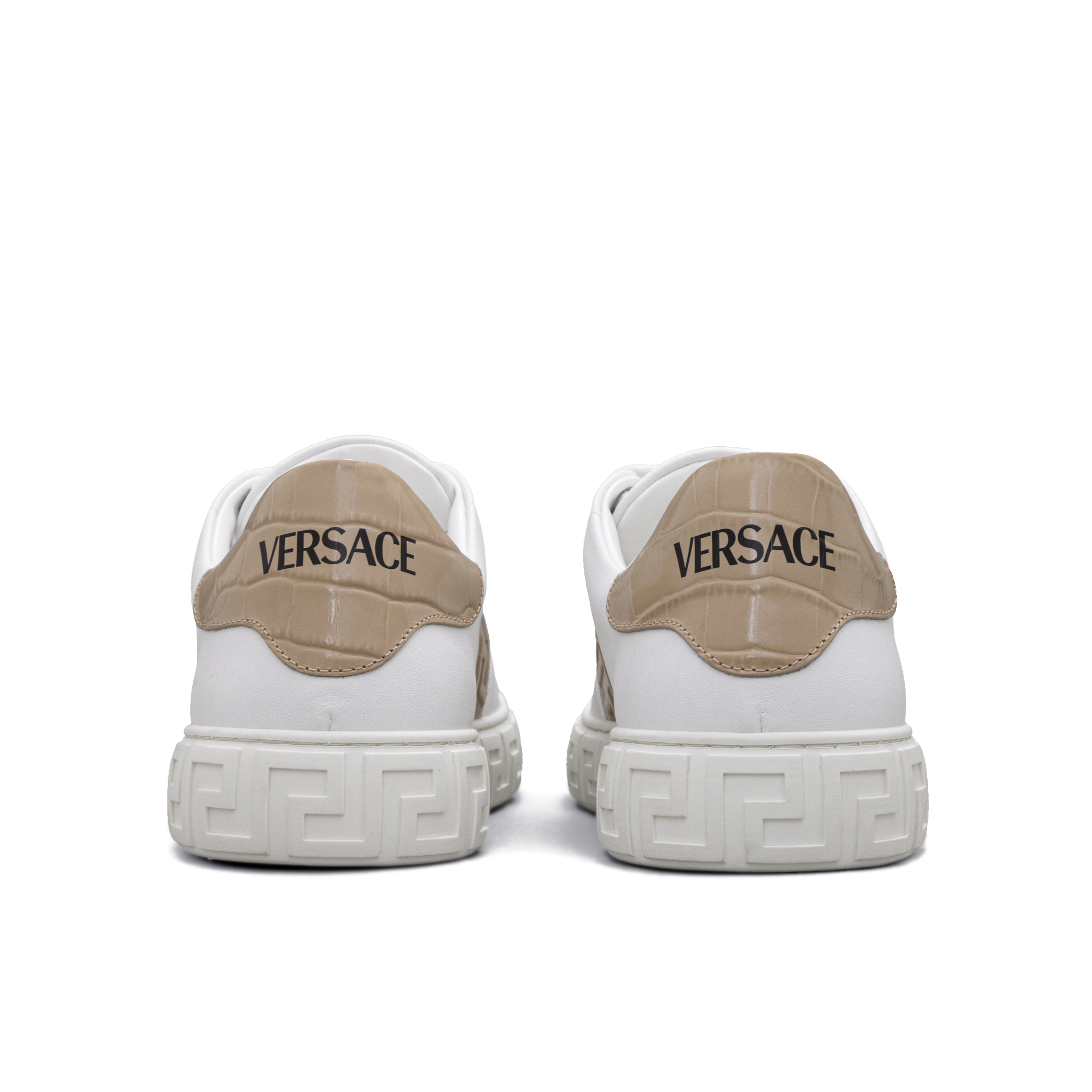 Sneakers Blancos Versace Brow Crystal Greca