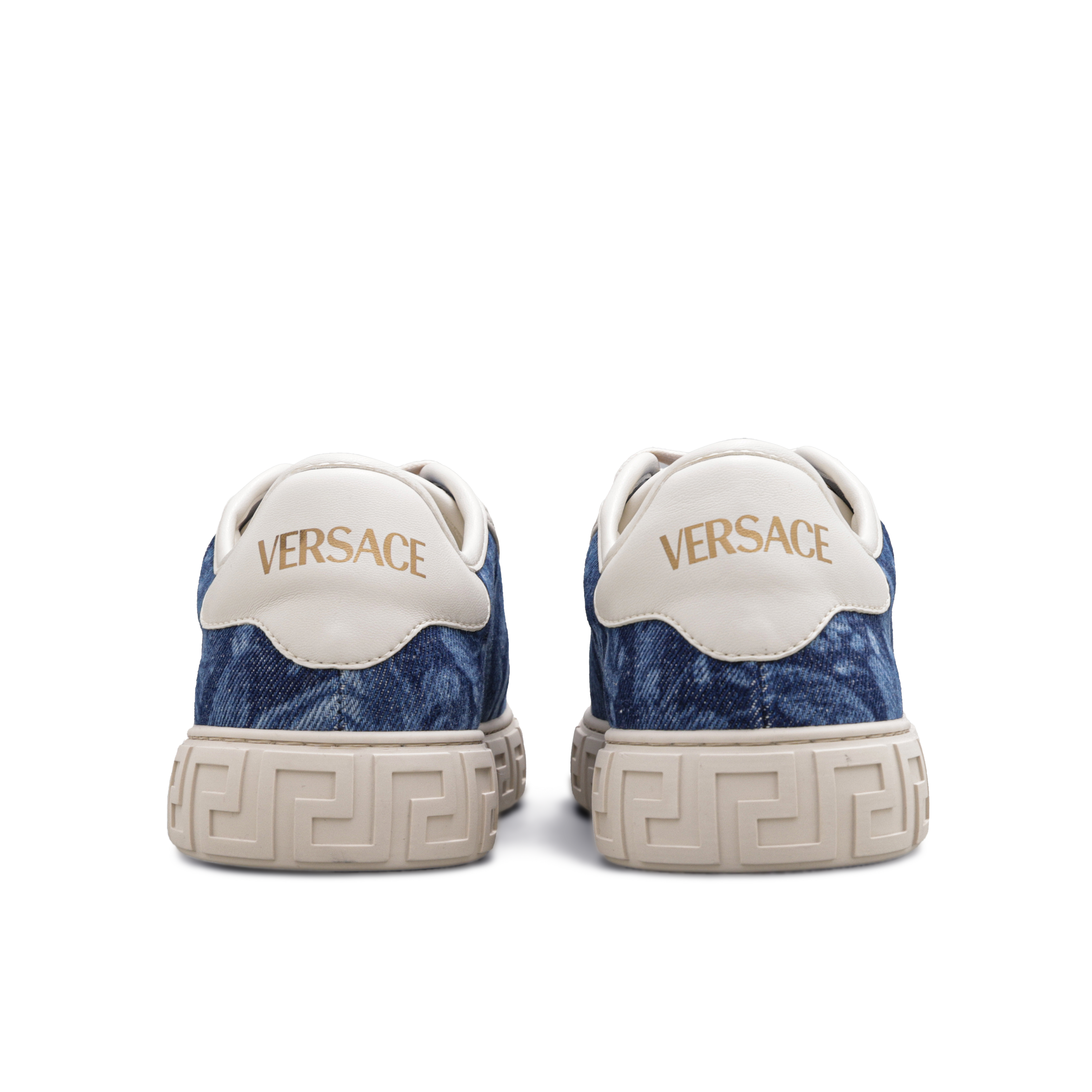 Sneakers Azul Versace Grecca