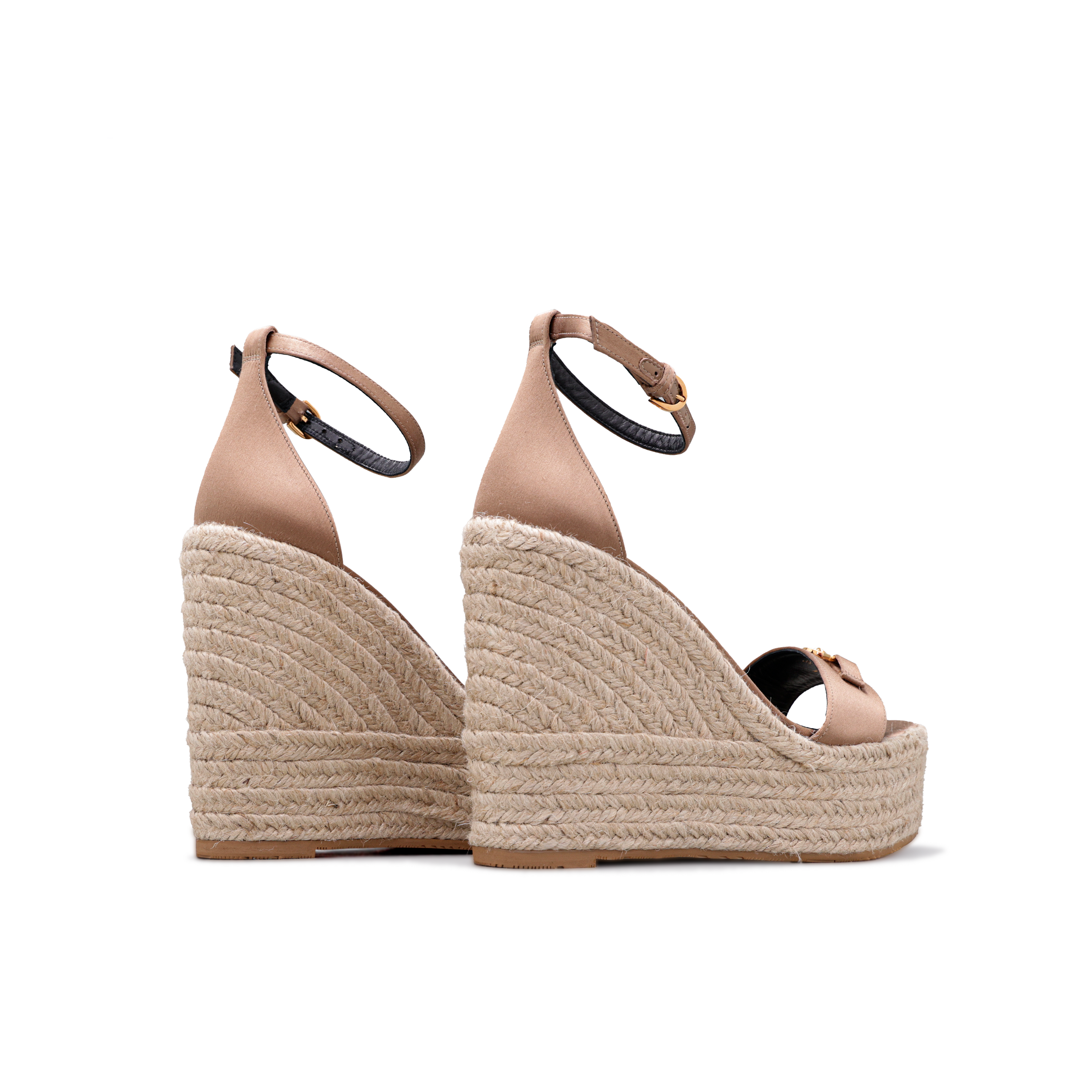 Sandalias Beige Versace Medusa Plaque