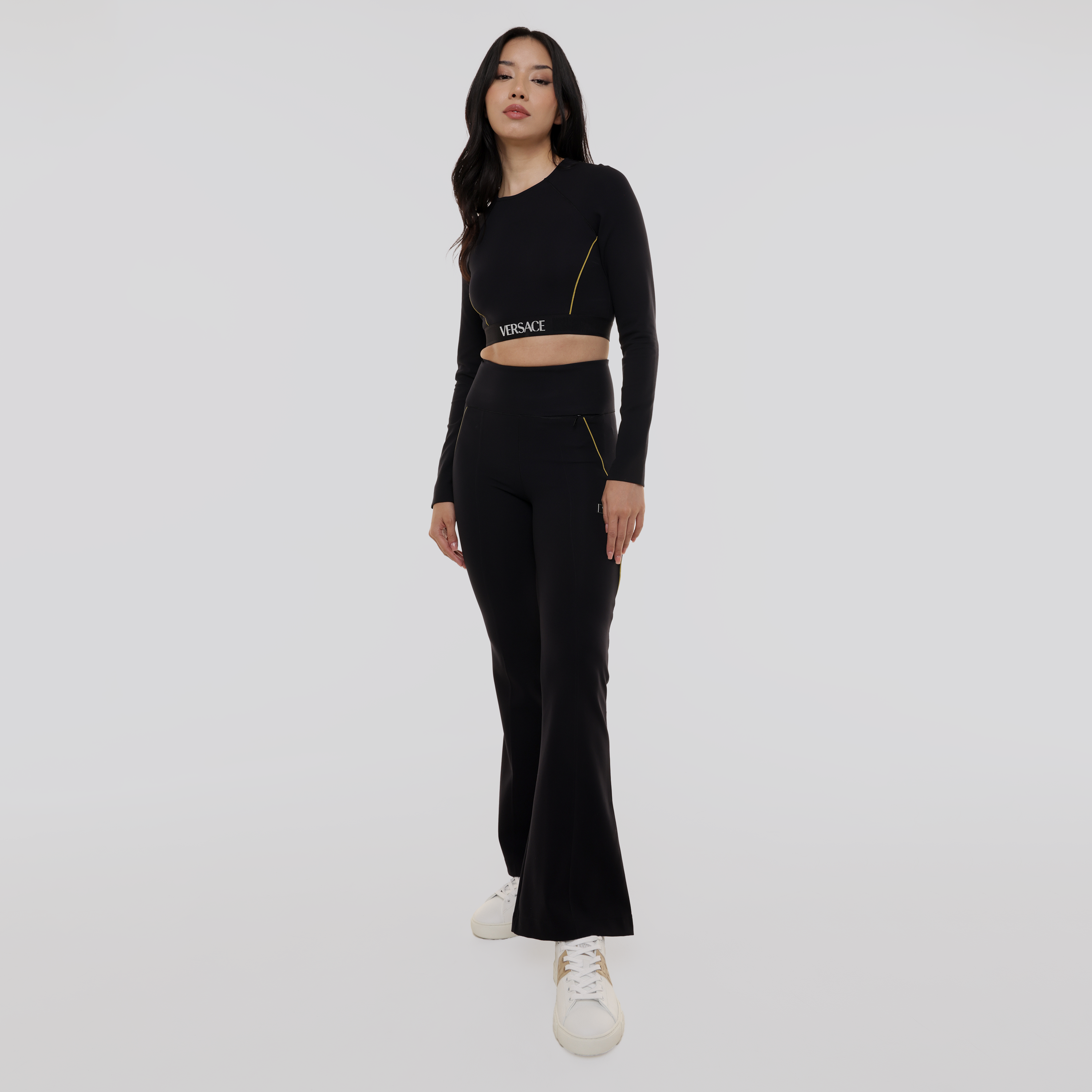 Legging Negro Versace Tag