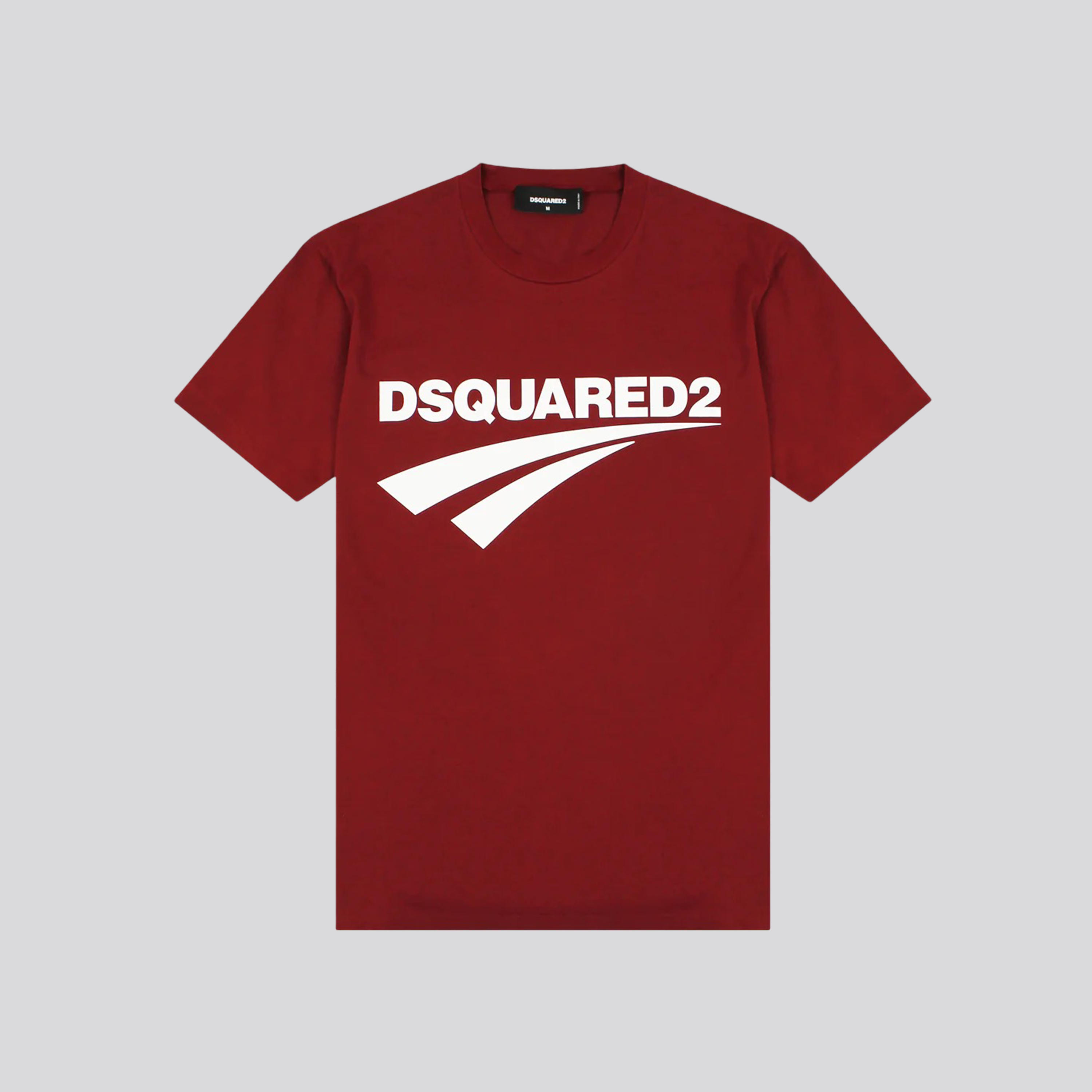 Camiseta Roja Dsquared2 Logo Cigarette