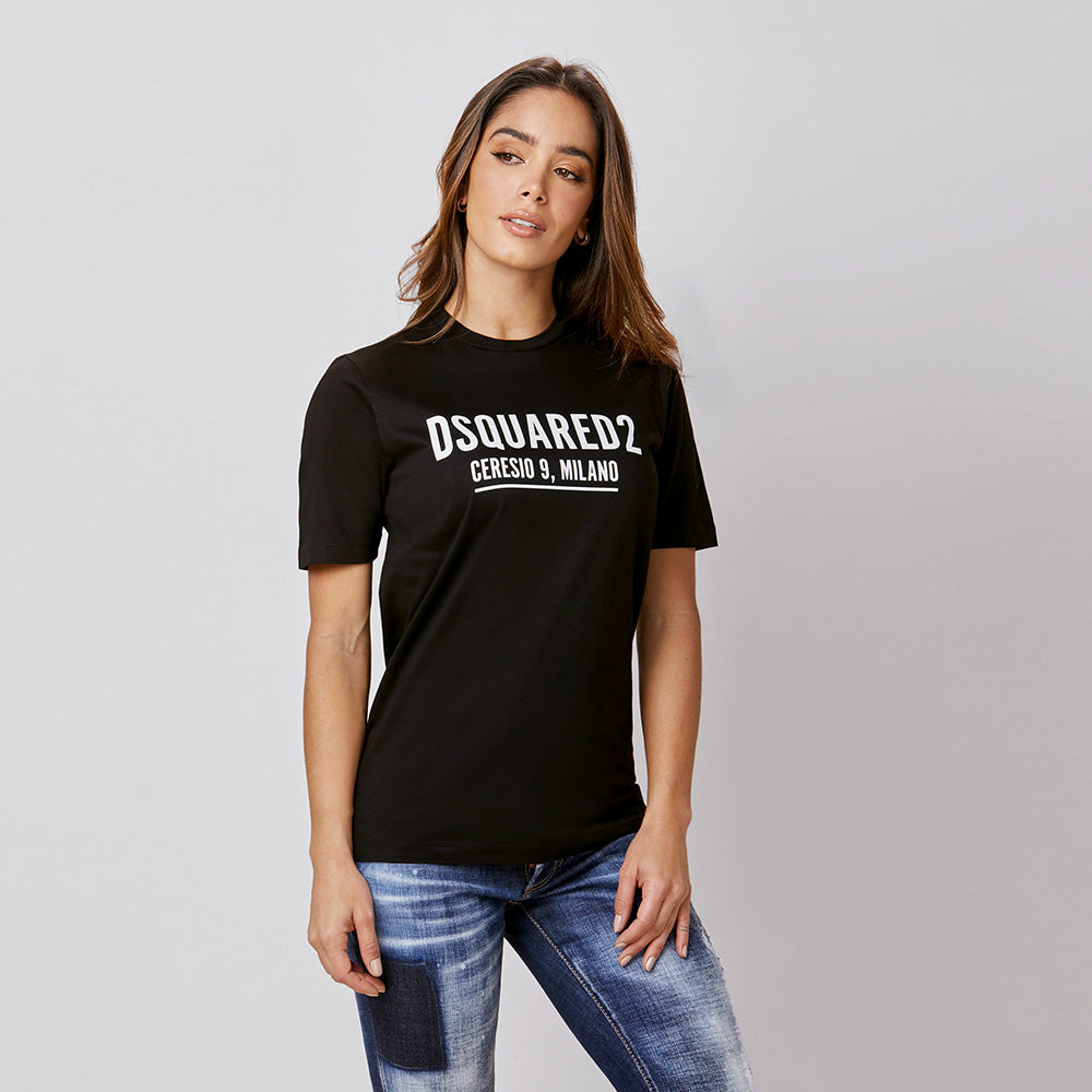 Camiseta Negra Dsquared2 Ceresio Big W