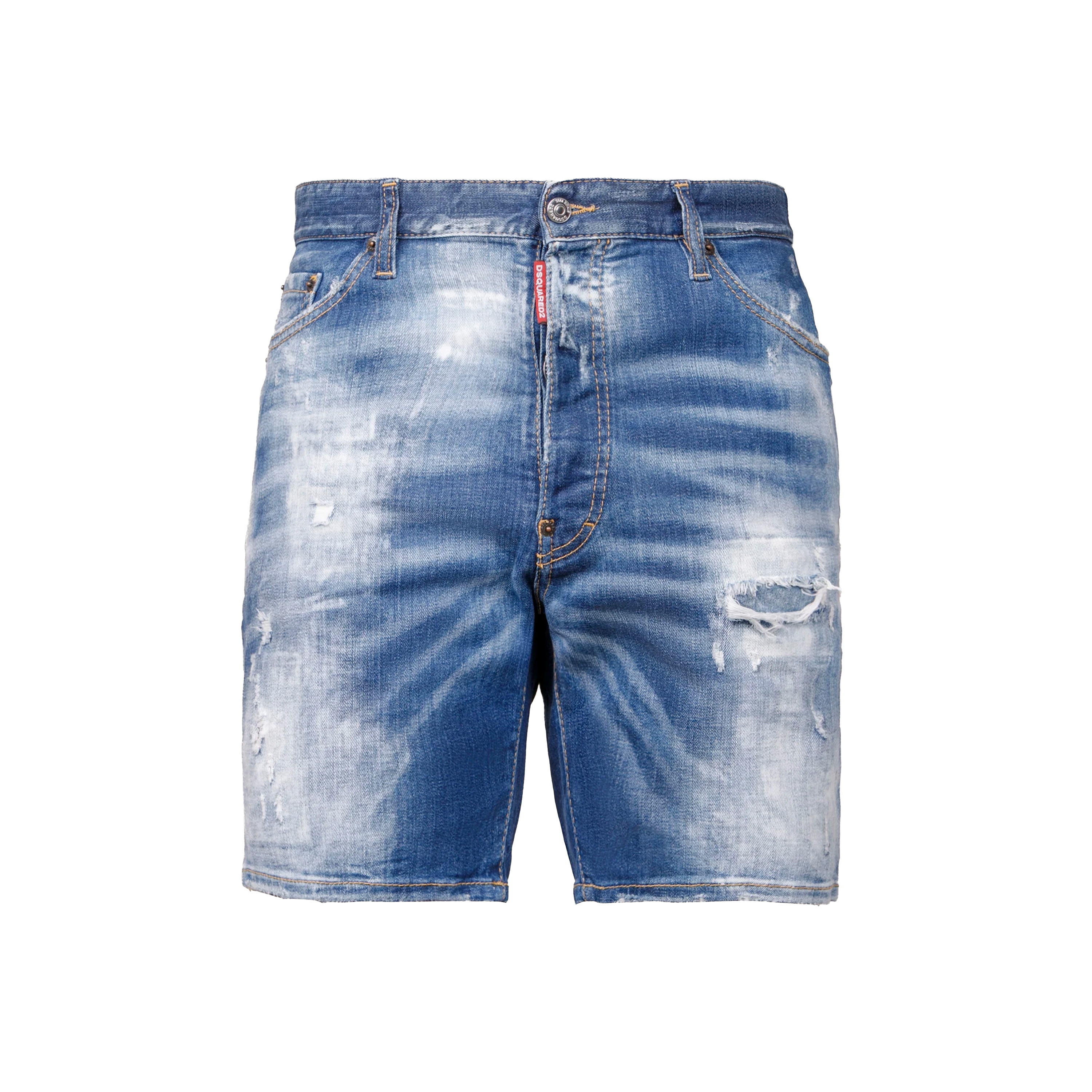 Bermuda Denim Dsquared2 Lavado Oscuro Nublado