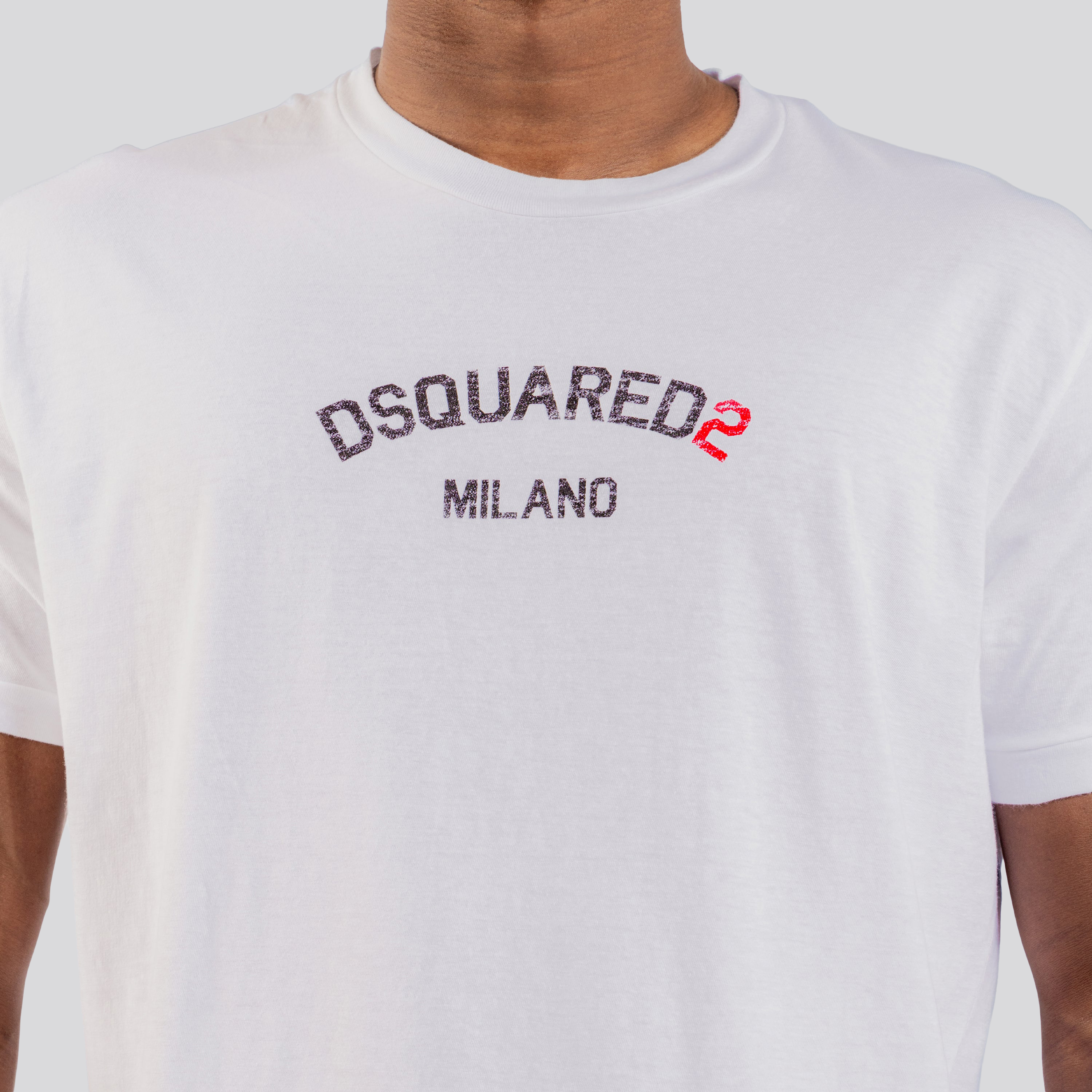 Camiseta Blanca Dsquared2 Milano