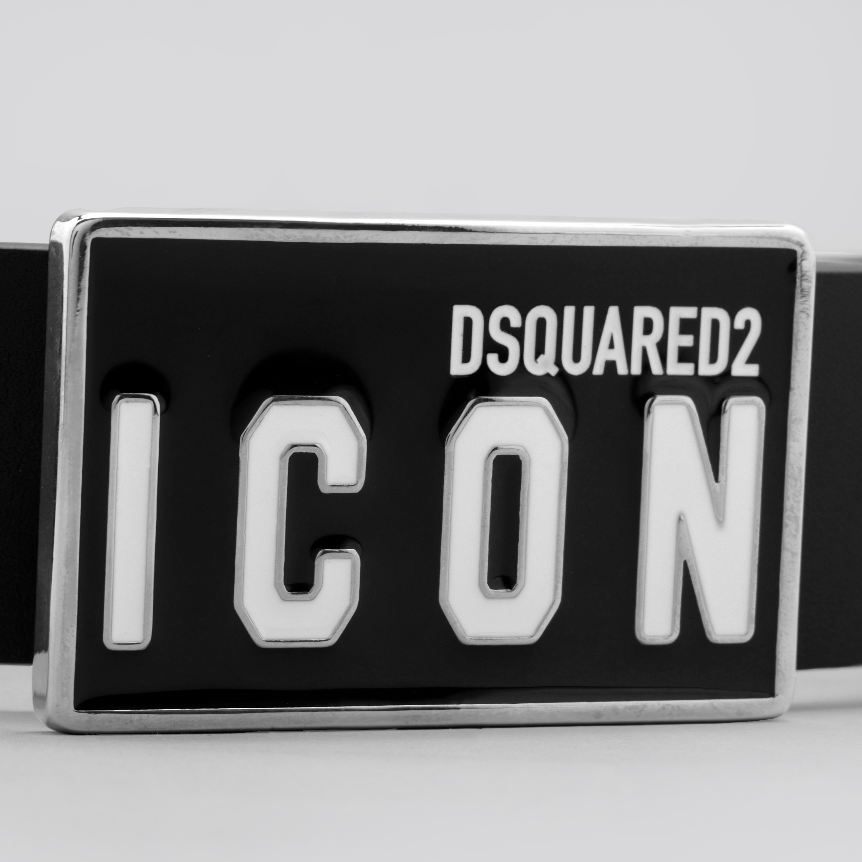 Cinturón Negro Dsquared2 Icon