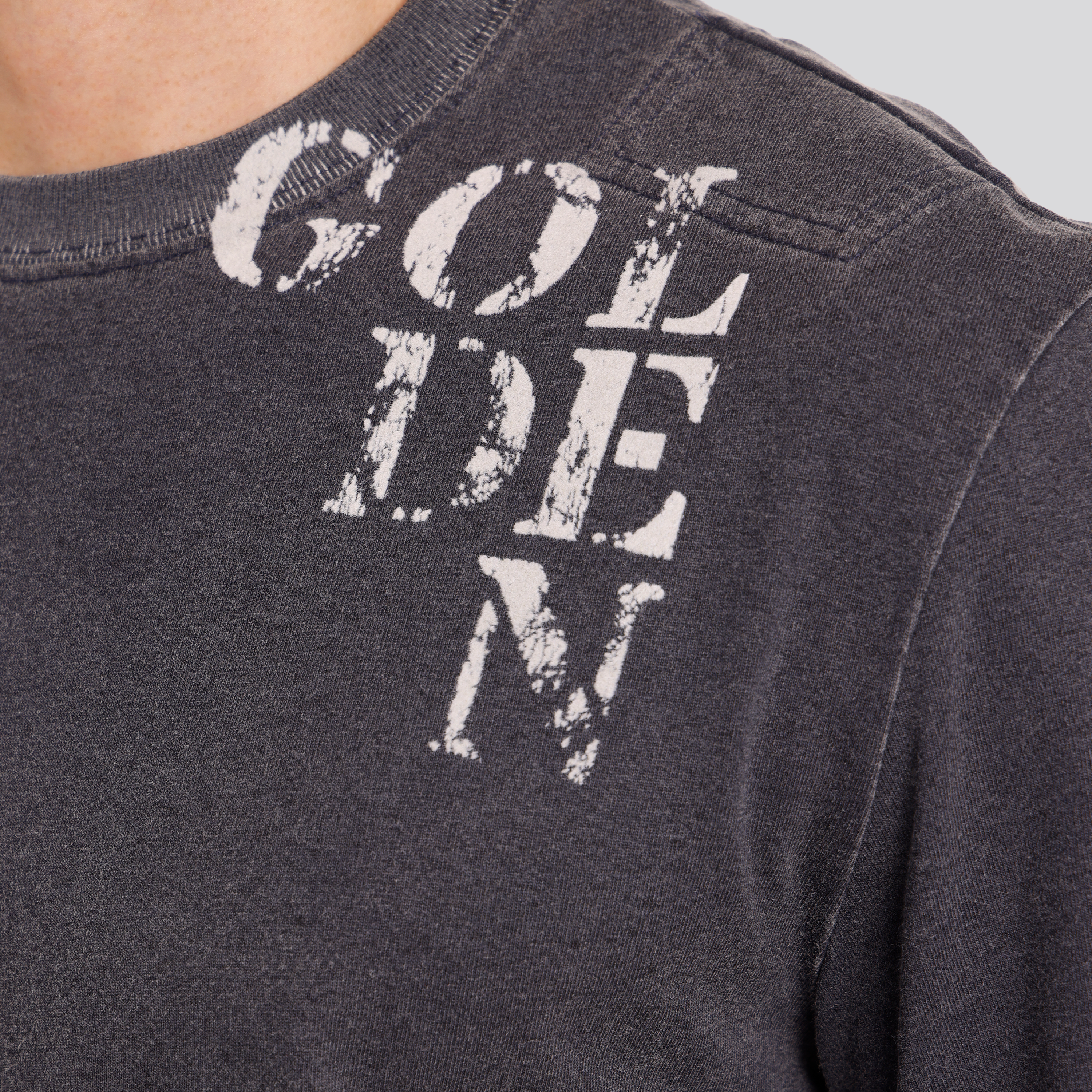 Camiseta Azul Golden Goose Gauze