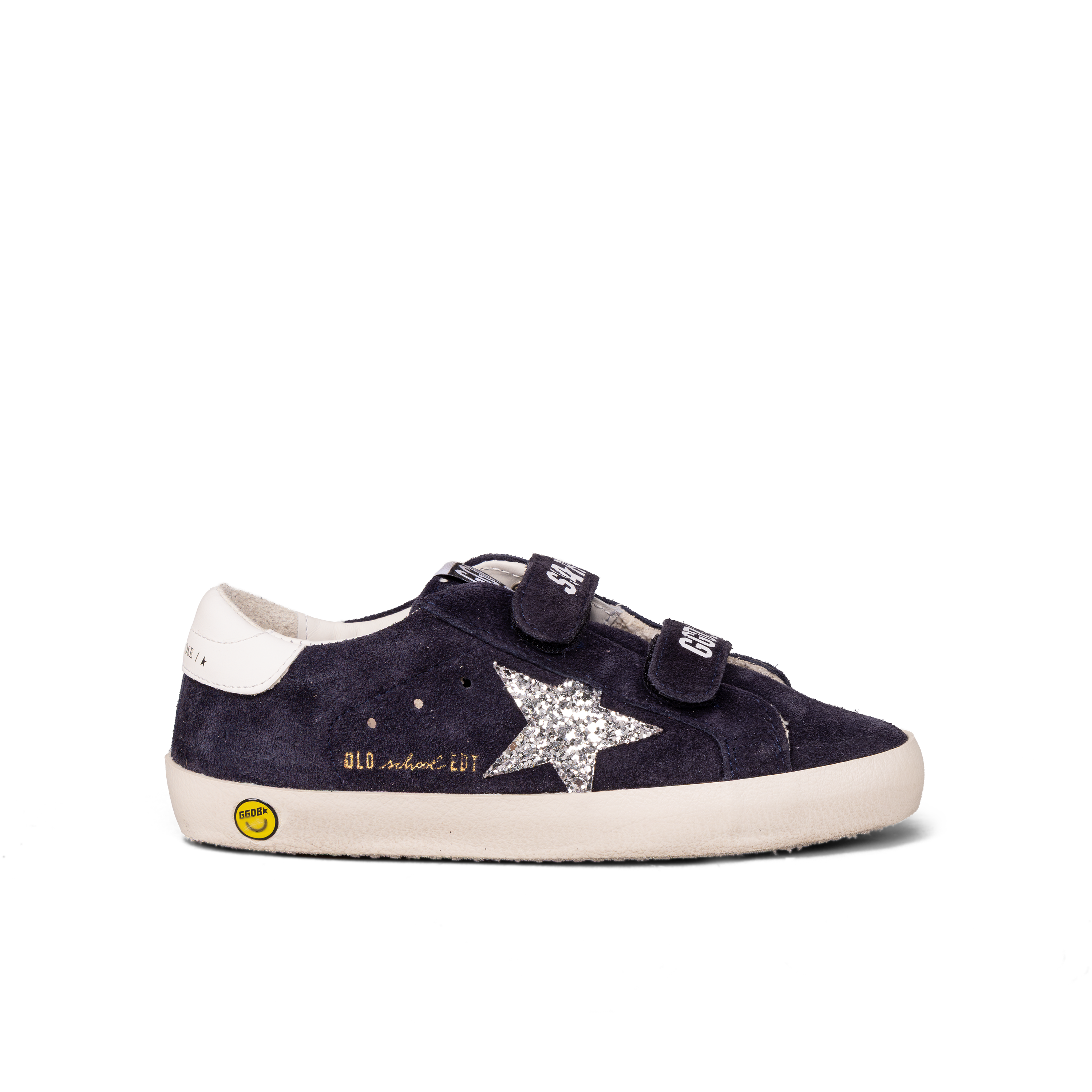 Sneakers Azules Golden Goose Velcro Super-Star Glitter Star